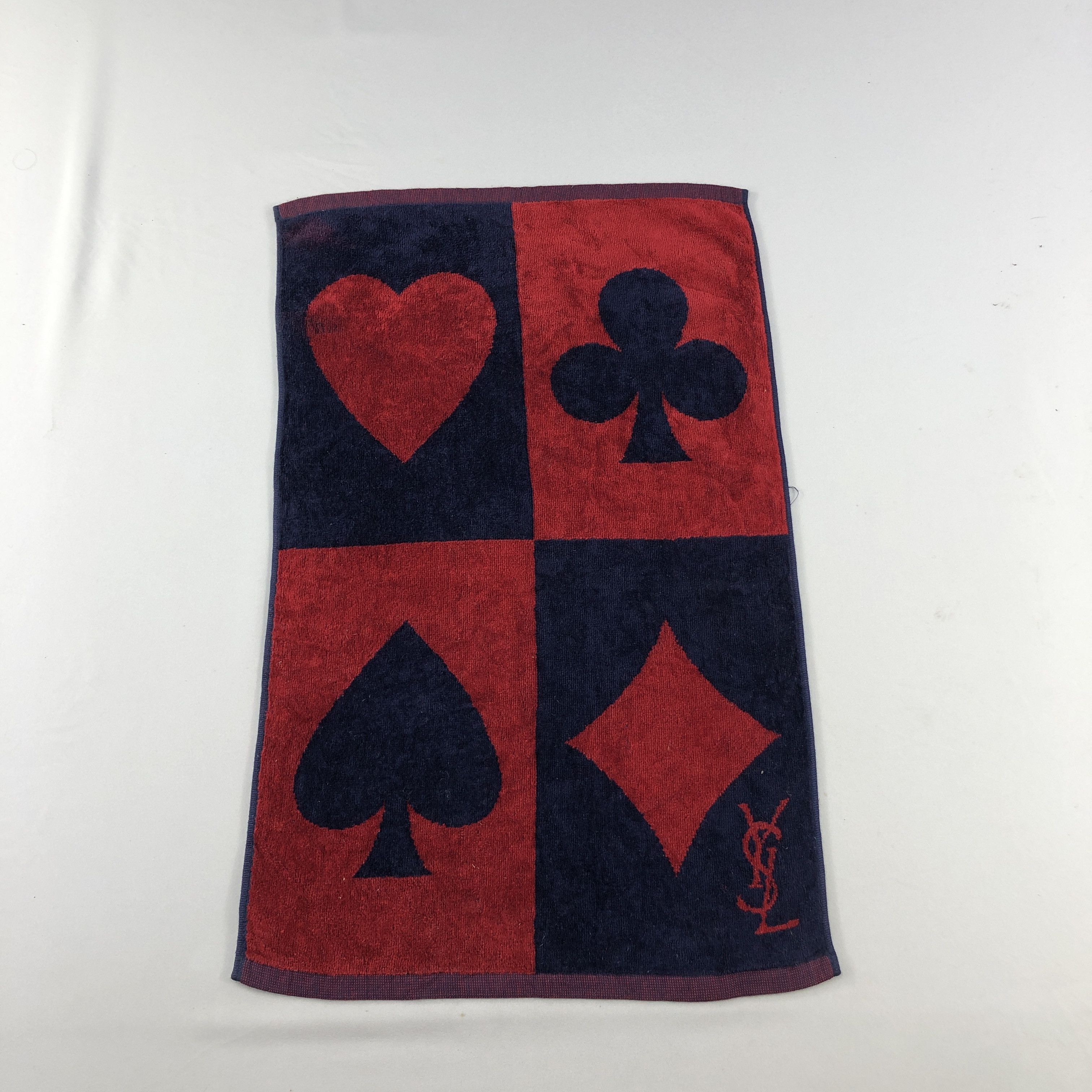 Yves Saint Laurent YSL Floral Handkerchief Neckerchief Hand Towel H3067 Size ONE SIZE - 1 Thumbnail