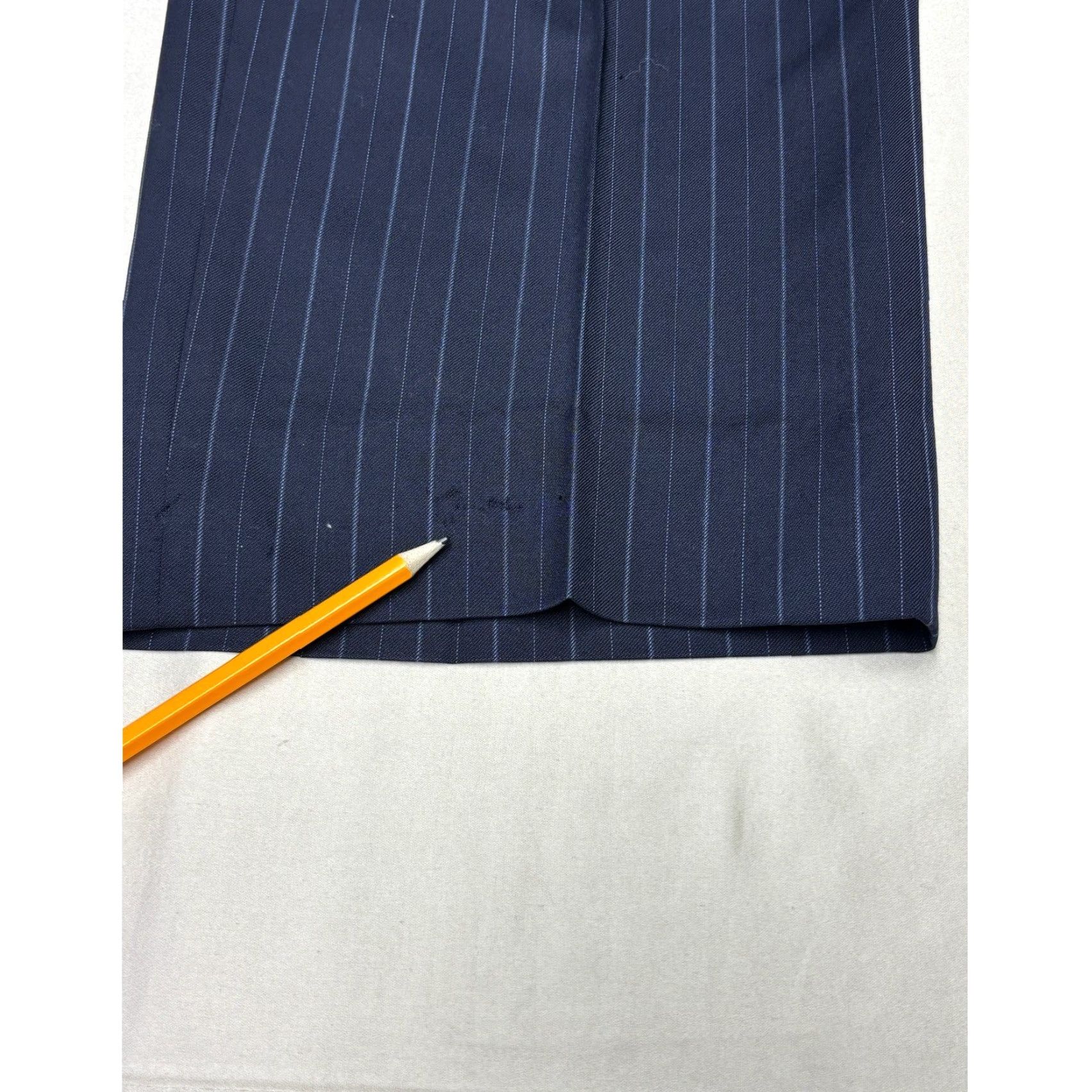 Brooks Brothers Brooks Brothers 1818 Fitzgerald Navy Pinstripe Wool Dress Pants Mens 37x30 Italy Wool Dress Pants Mens 37 30 Navy Pinstripe Fitzgerald Italy Vintage? Size US 37 - 2 Thumbnail
