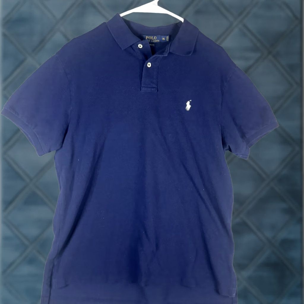 Polo Ralph Lauren Polo Ralph Lauren Polo Shirt Mens XL Blue Short Sleeve Pony Logo Casual Size US XL / EU 56 / 4 - 1 Thumbnail