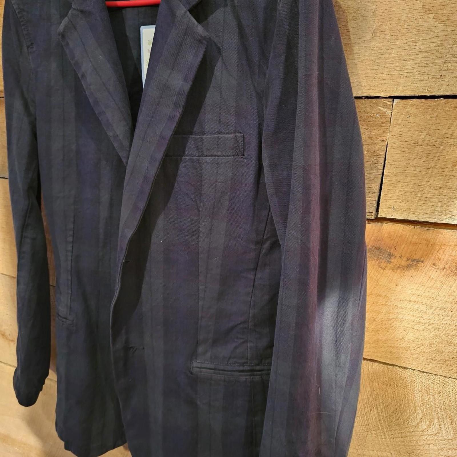 American Eagle Outfitters American Eagle Women's Navy and Green Plaid Jacket Size S / US 4 / IT 40 - 4 Thumbnail
