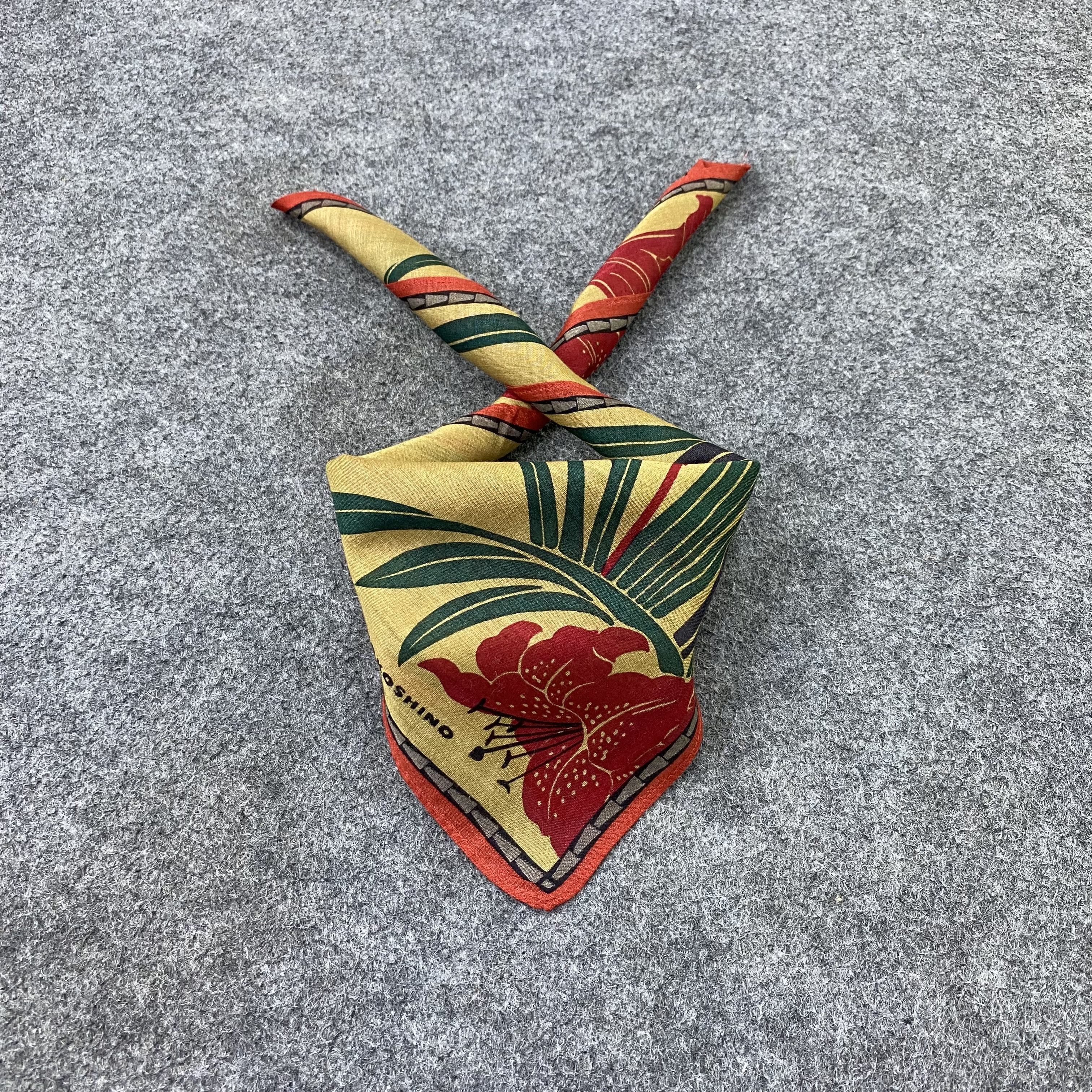 Japanese Brand Junko Koshino Handkerchief Neckerchief Bandana-B2017 Size ONE SIZE - 2 Thumbnail