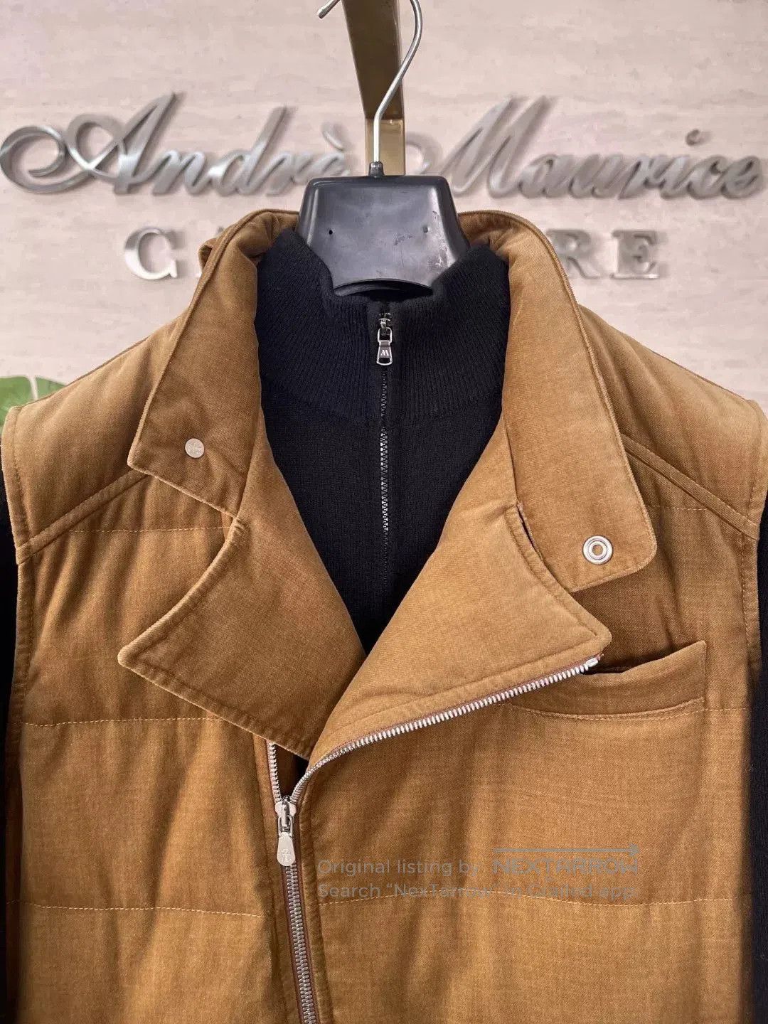 Brunello Cucinelli Brunello Cucinelli Brown Down Vest. Size US S / EU 44-46 / 1 - 4 Thumbnail
