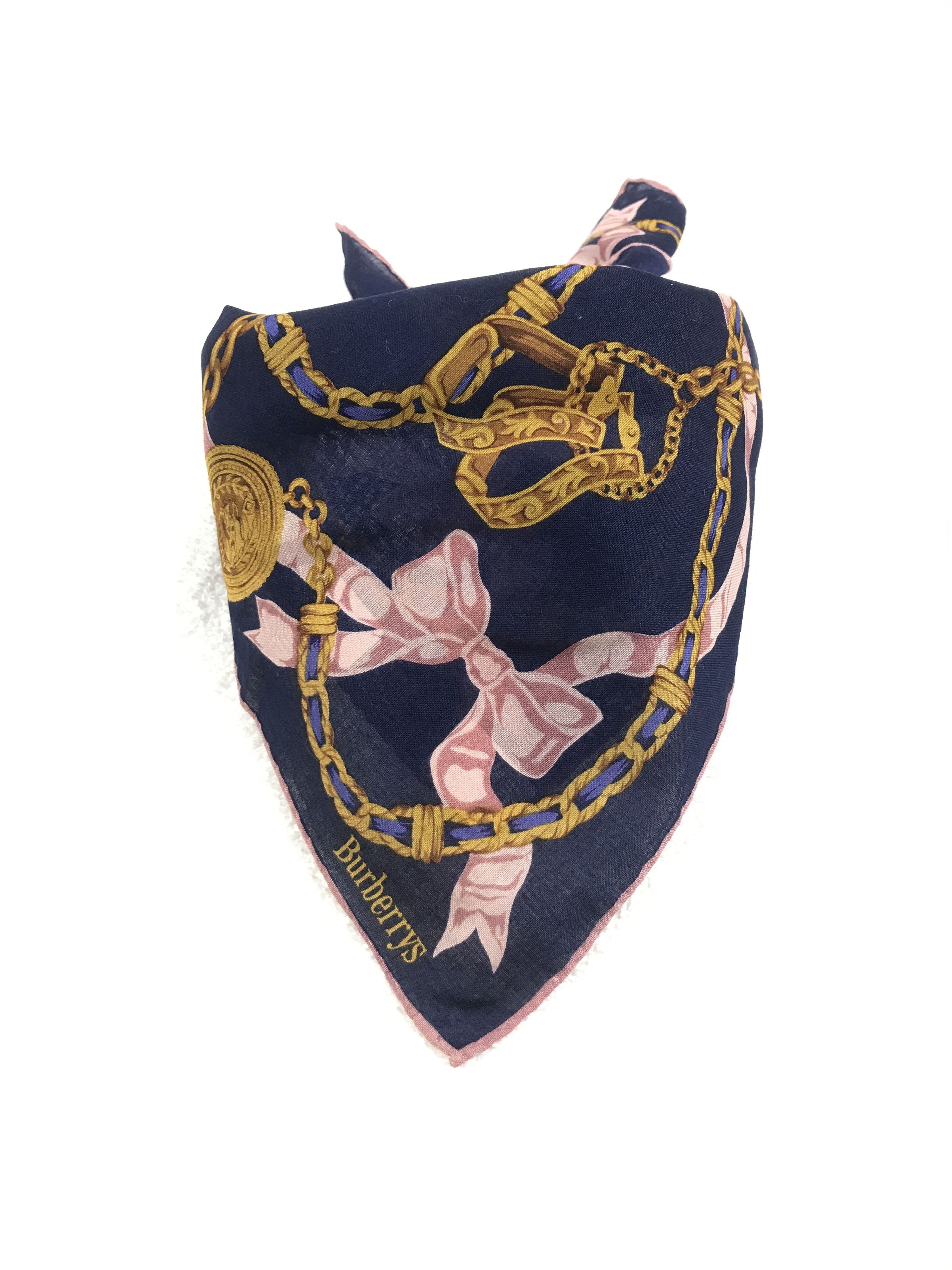 Burberry × Vintage Vintage Burberry Bandana Neckerchief Handkerchief Size ONE SIZE - 3 Thumbnail