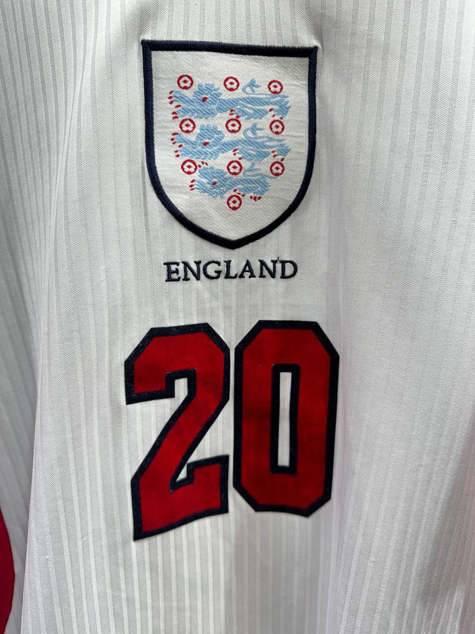 Vintage Score Draw England Home Owen 20 Retro Shirt World Cup 1998 Size US XL / EU 56 / 4 - 2 Thumbnail