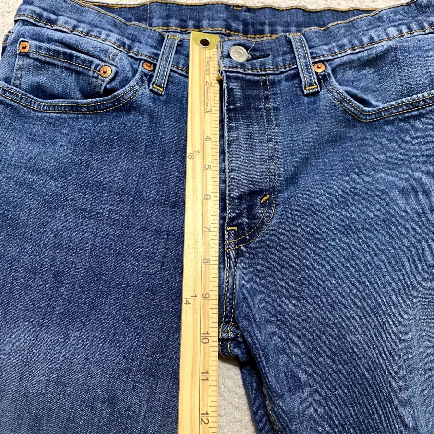 Levi's Levi's 511 Jeans Slim Straight Mid Wash Blue Denim 32x30 Regular Inseam 5-Pocket Mens Jeans Size US 32 / EU 48 - 7 Thumbnail