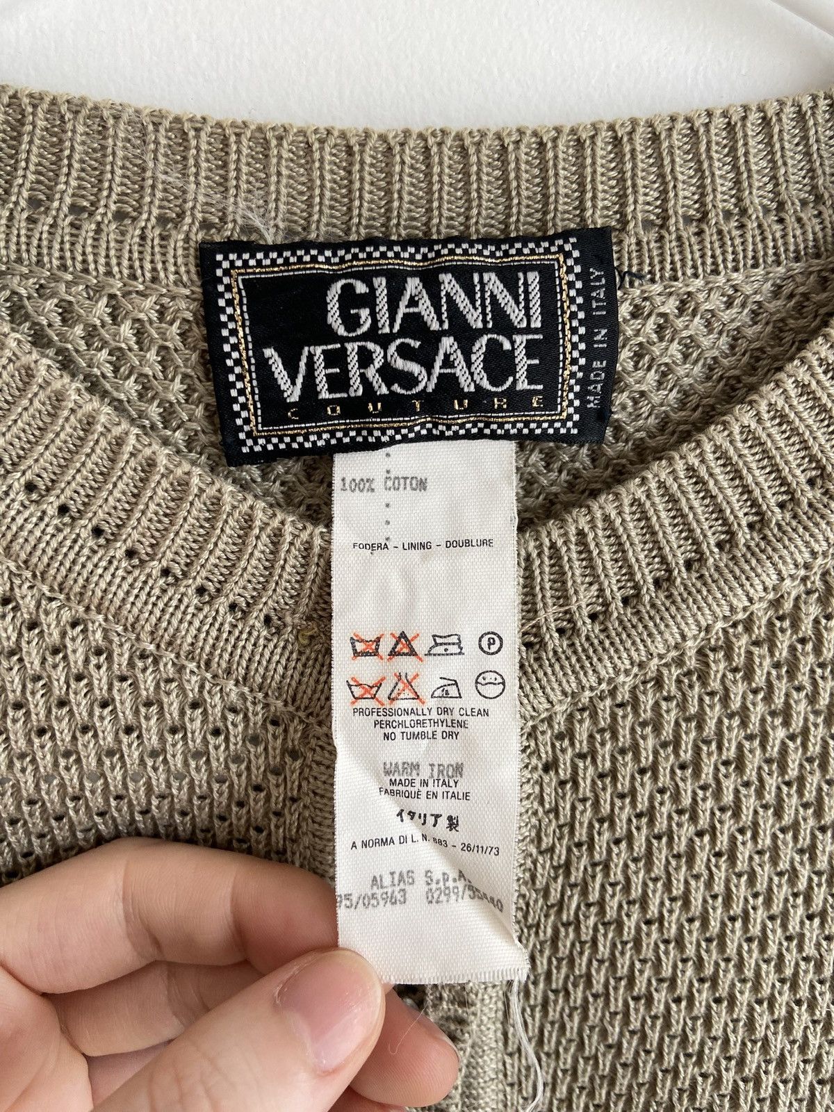 Versace Gianni Versace Knit Cardigan Size XS / US 0-2 / IT 36-38 - 5 Thumbnail