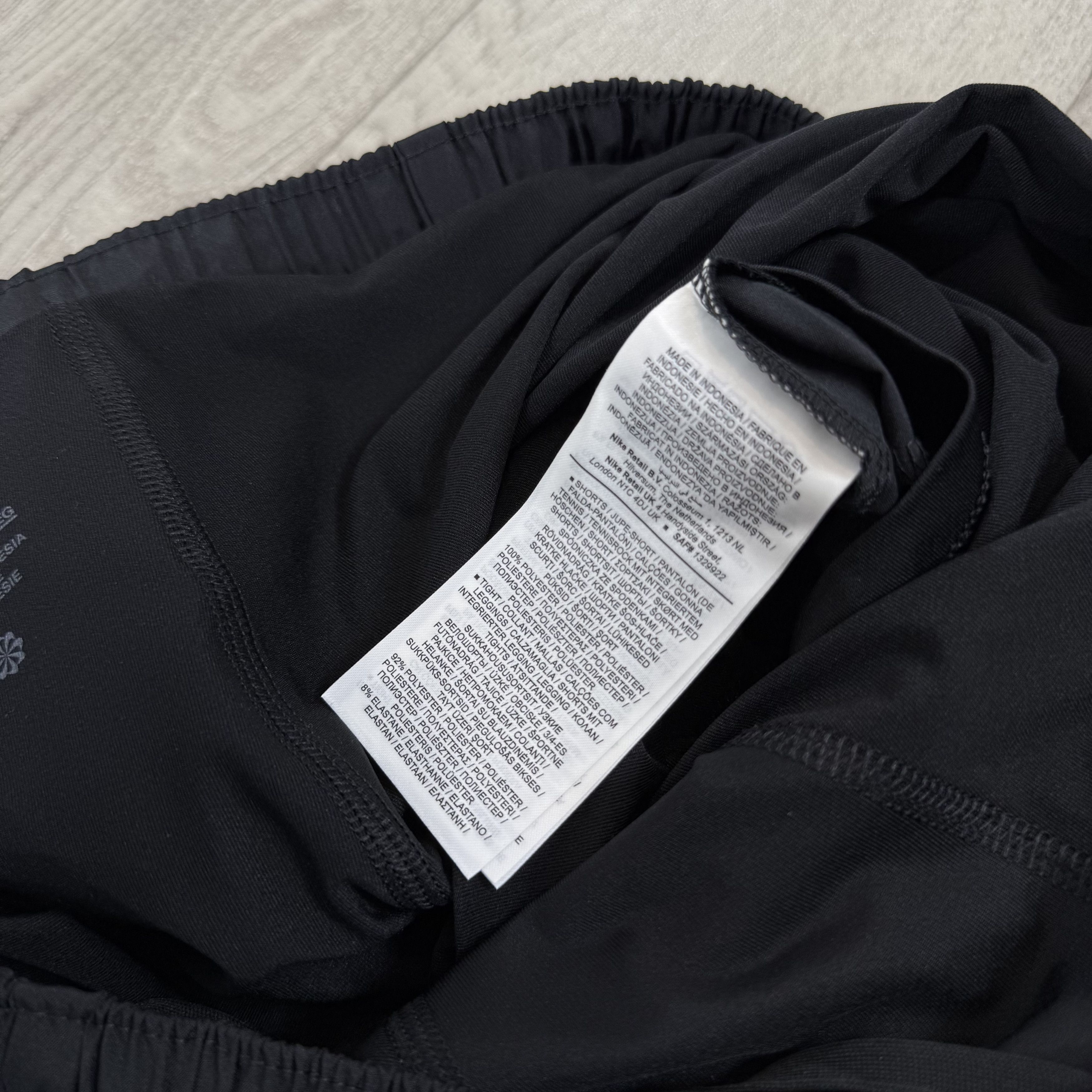 Nike Nike Dri-Fit Running Black Training Shorts Size US 36 / EU 52 - 9 Thumbnail