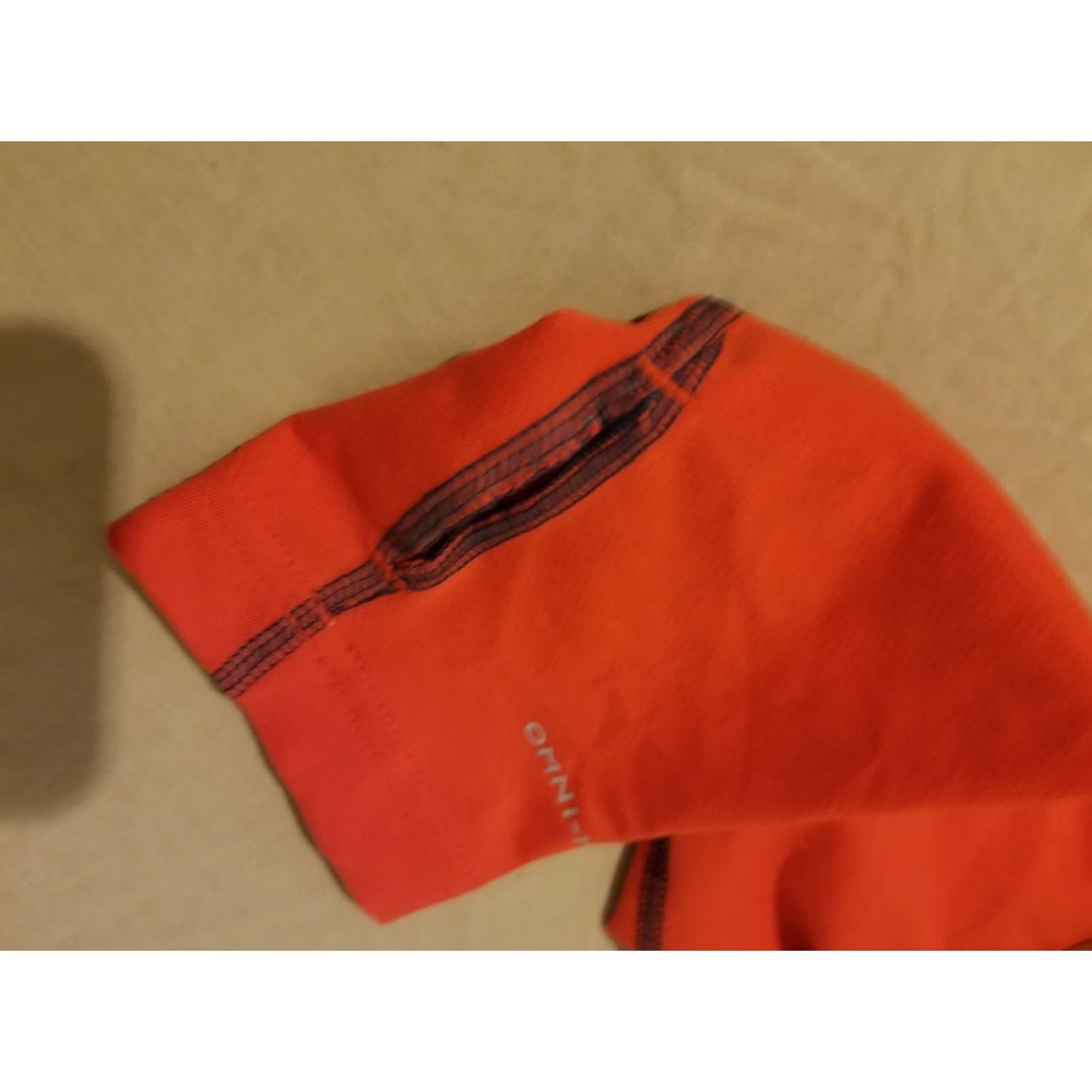 Vintage Columbia Sportswear Shirt Mens S Small Orange Athletic Zip T-Shirt Size US S / EU 44-46 / 1 - 5 Thumbnail