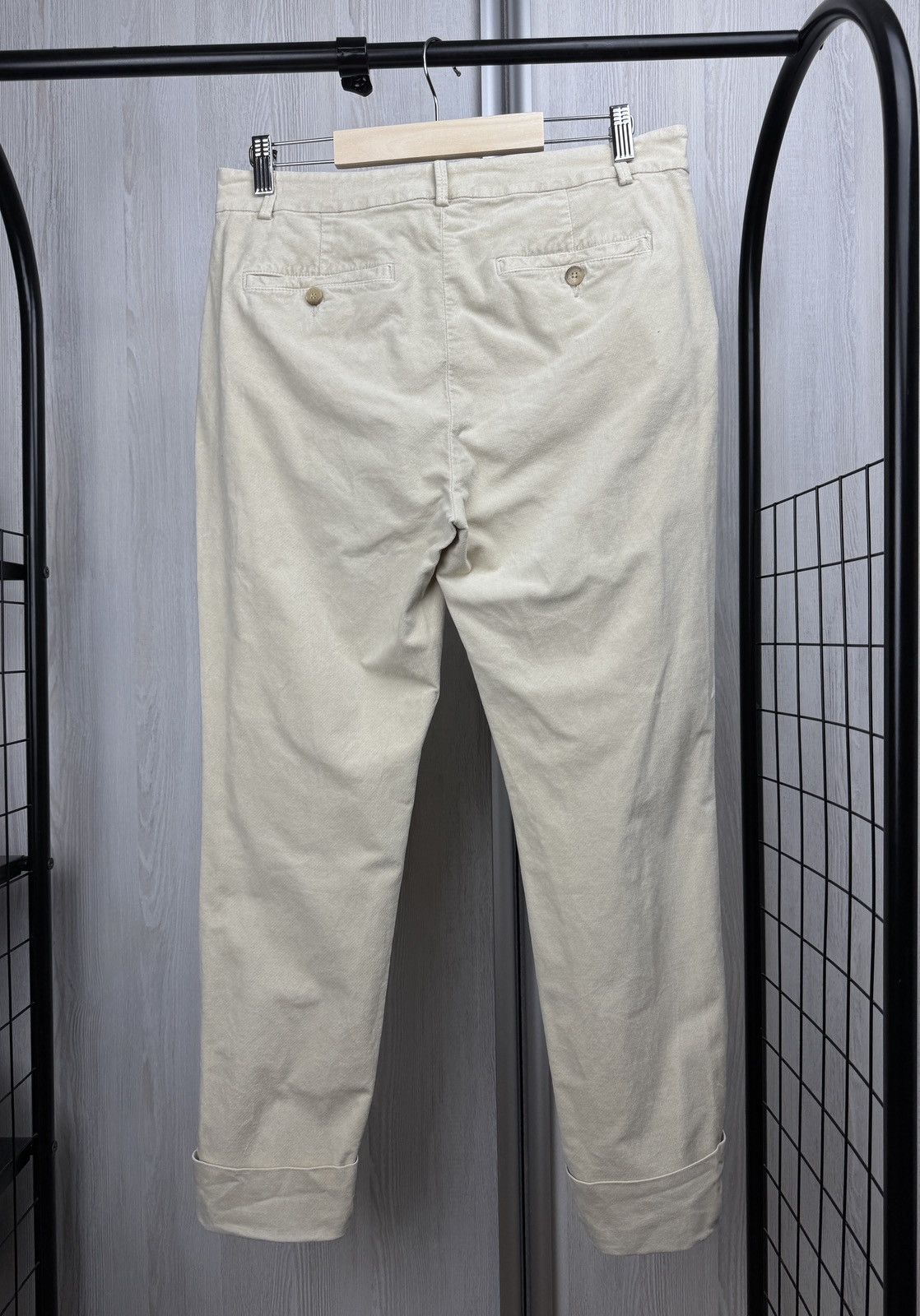 CLOSED Closed Stewart beige cropped chino pants Size 29" - 5 Thumbnail