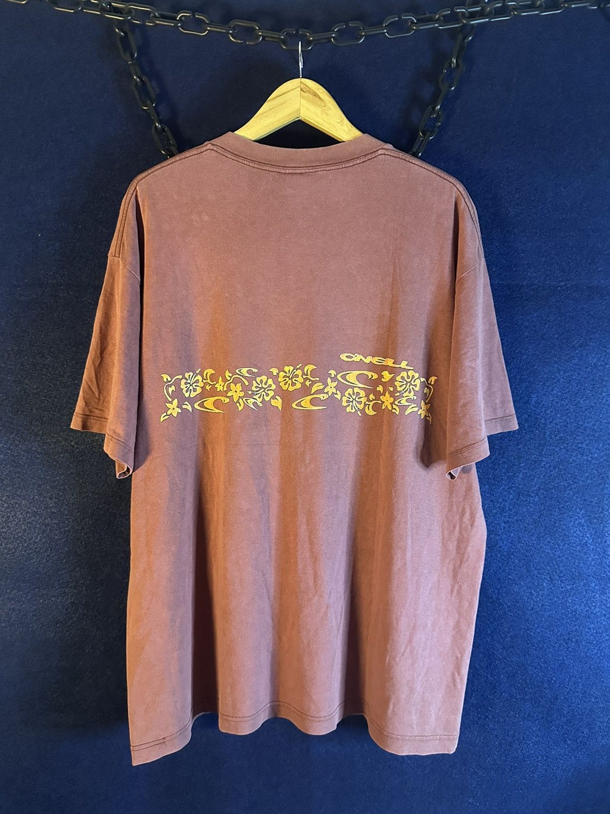 O'Neill Vintage Sunfaded O'Neill Surfing Hawaii Pattern Tshirt Size US XL / EU 56 / 4 - 9 Thumbnail
