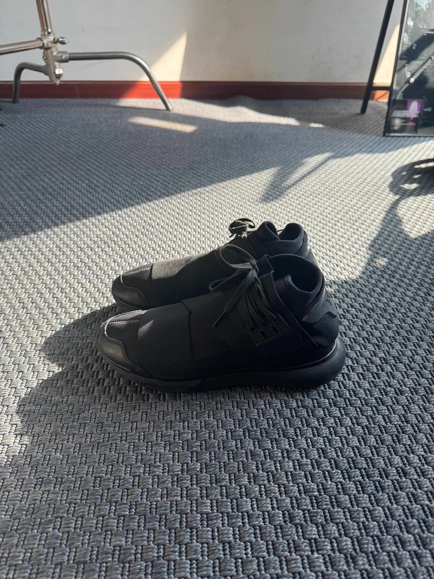 Adidas Adidas Y-3 Qasa High Original Black Samurai Q17 Size US 8.5 / EU 41-42 - 2 Thumbnail