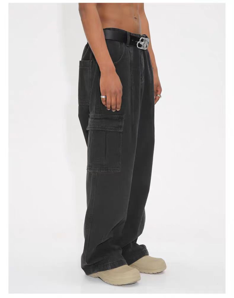 Jean × Vintage loose skate hiphop baggy cargo y2k jeans Size US 32 / EU 48 - 7 Thumbnail