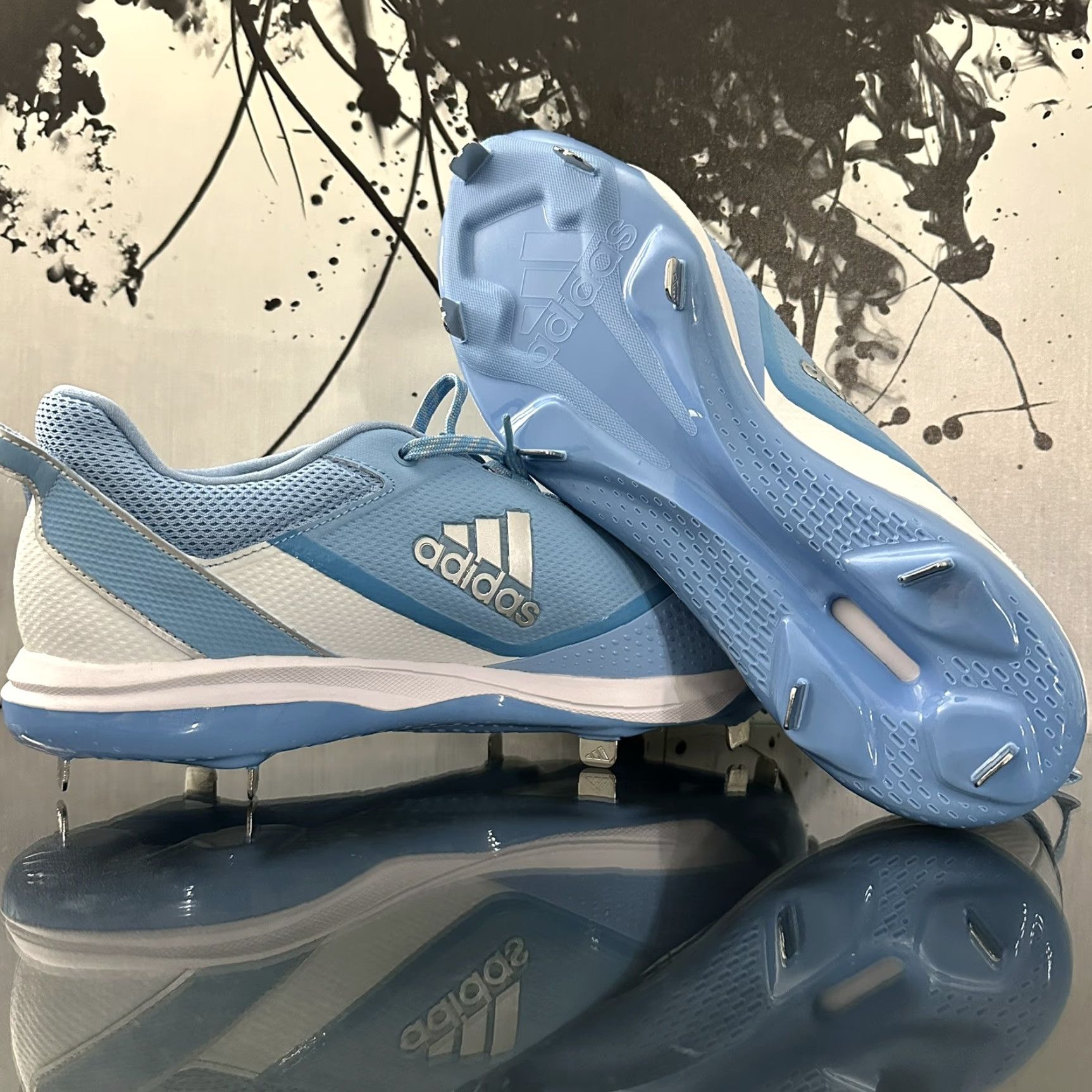 Adidas Adidas Icon Low Baseball Cleats Mens 14 UNC Legend Blue GX5835 Size US 14 / EU 47 - 6 Thumbnail