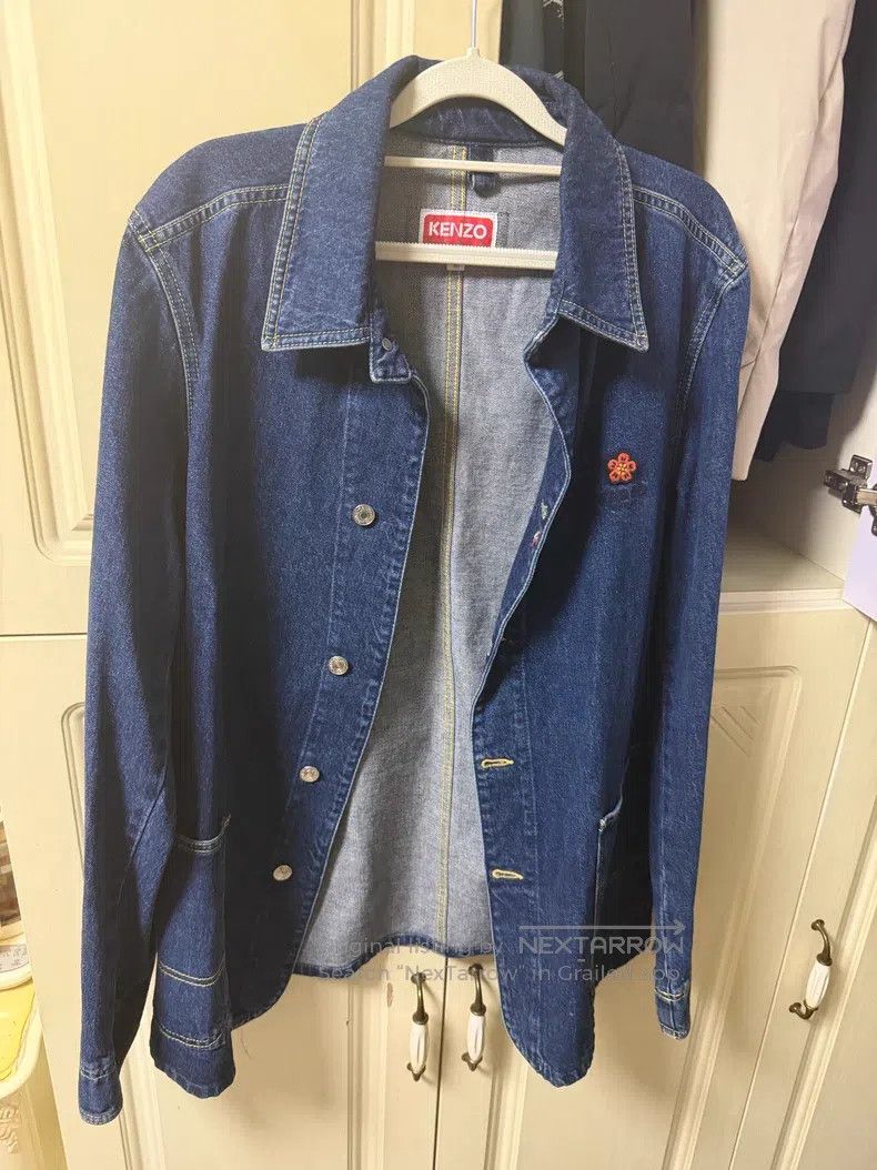 Kenzo Kenzo Denim Jackets,Classic Logo Embroidery, Bud Sleeve De Size US M / EU 48-50 / 2 - 1 Thumbnail
