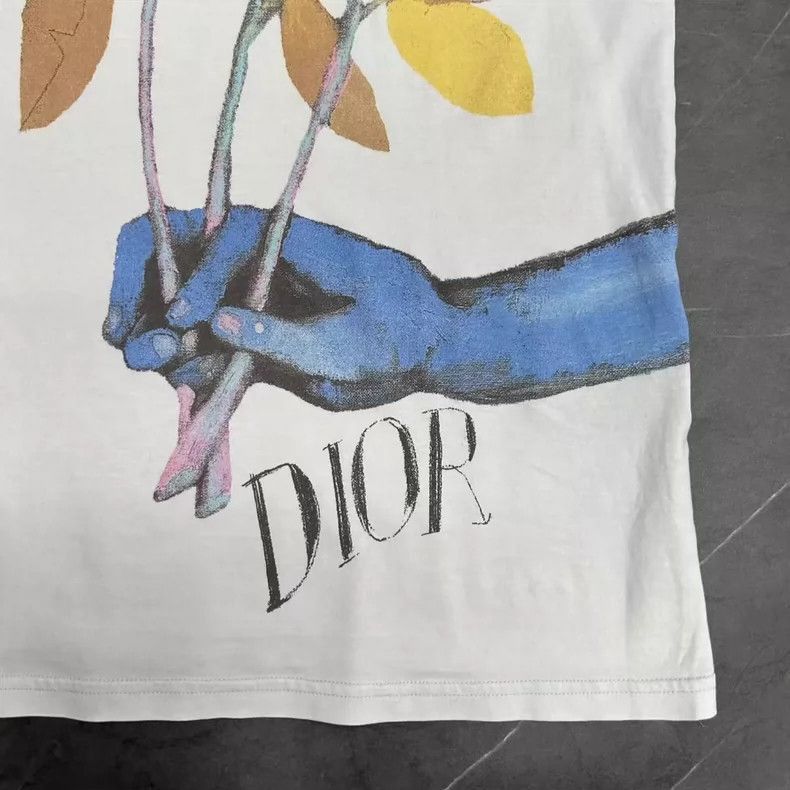Dior Dior Floral Short Sleeve T-2505 Size US M / EU 48-50 / 2 - 6 Thumbnail