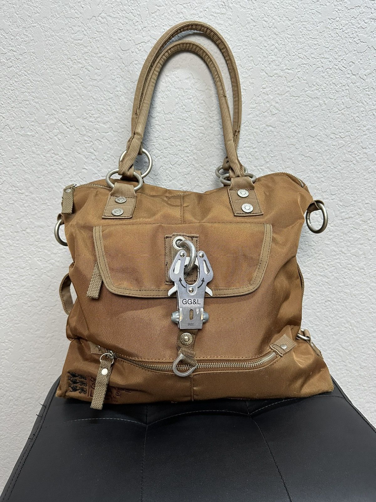 Vintage George Gina & Lucy GGL Bag Brown Y2K Arvhival