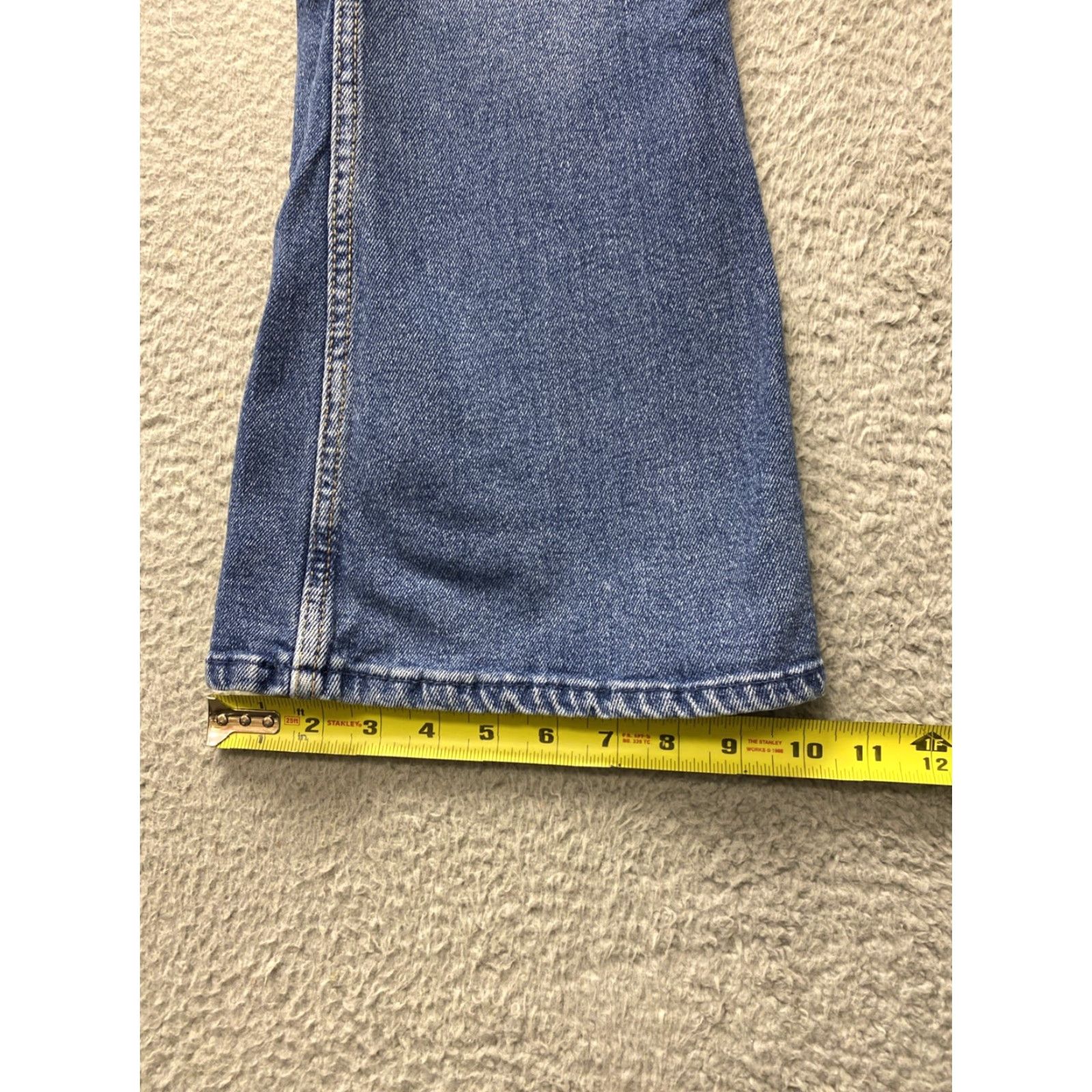 Abercrombie & Fitch VINTAGE Abercrombie & Fitch Jeans High Rise Boot Flare Women 28x29 Blue 90s Y2K Bedazzled Stars Vintage 159-5 Size 28" / US 6 / IT 42 - 7 Thumbnail
