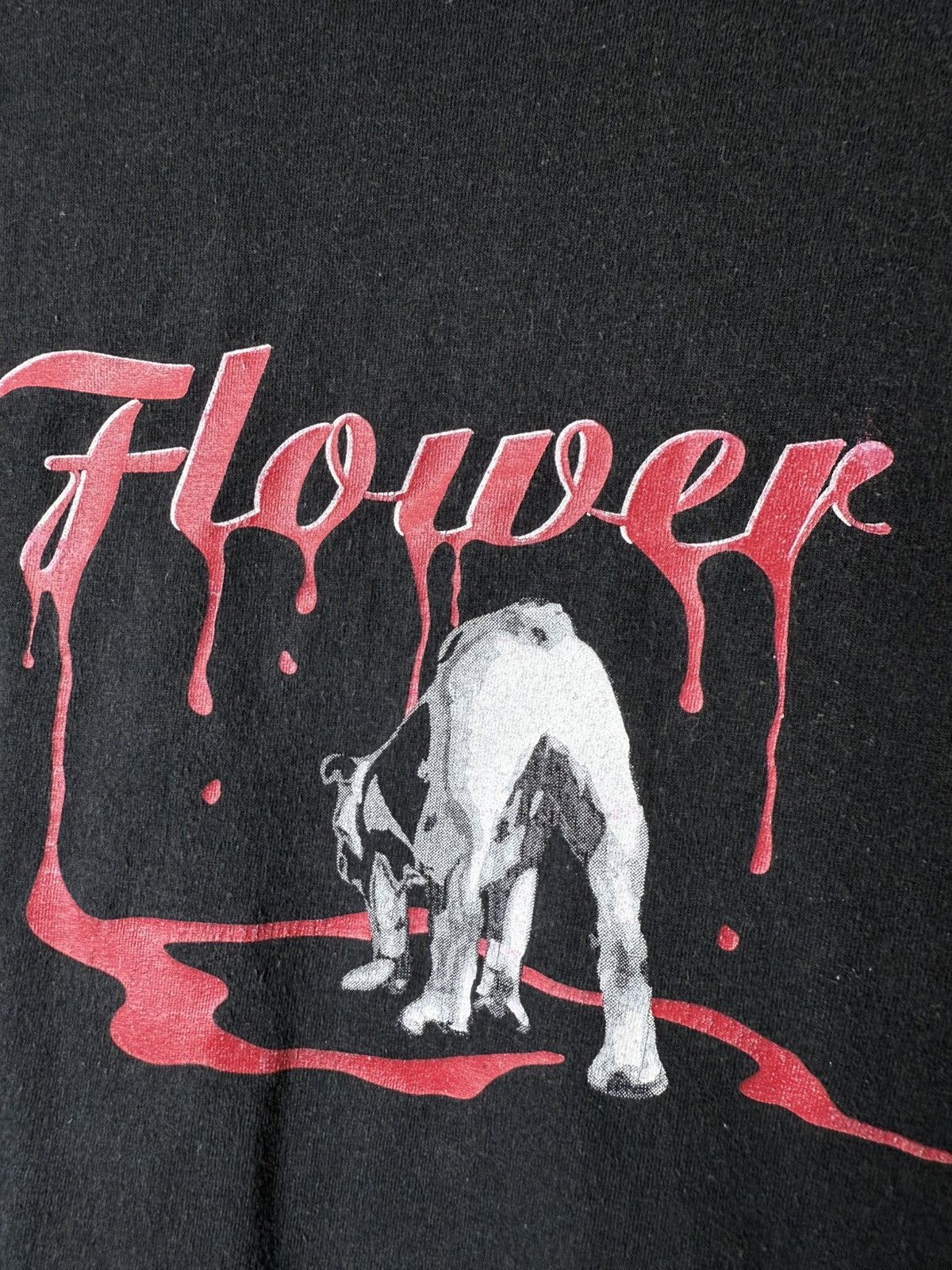 Oi Polloi Vintage Flower Heavy Metal Band Rock T Shirt Punk Y2K Blood Size US M / EU 48-50 / 2 - 3 Thumbnail