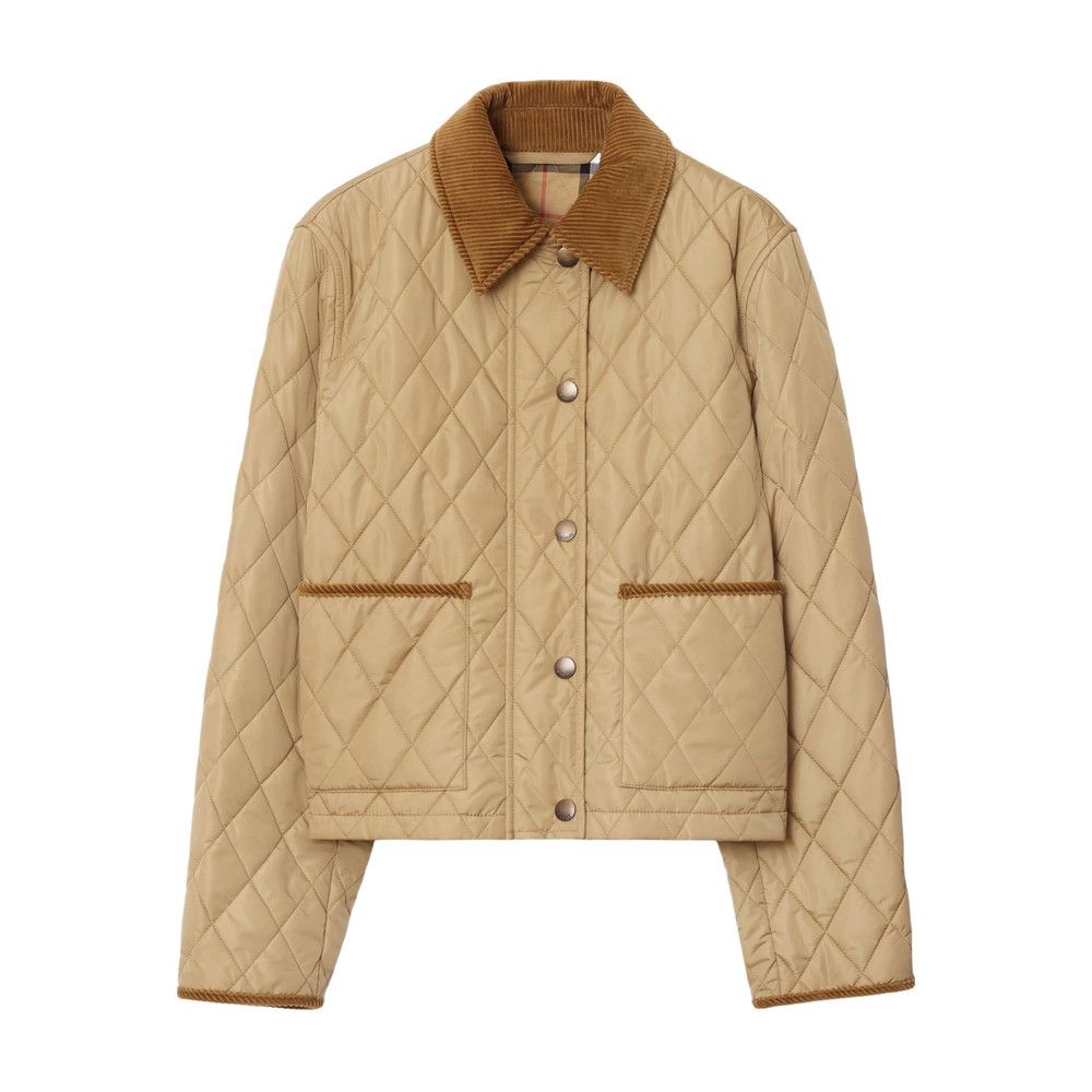 Burberry Burberry NEUTRALS Jackets - Puffer Jackets Size L / US 10 / IT 46 - 1 Thumbnail