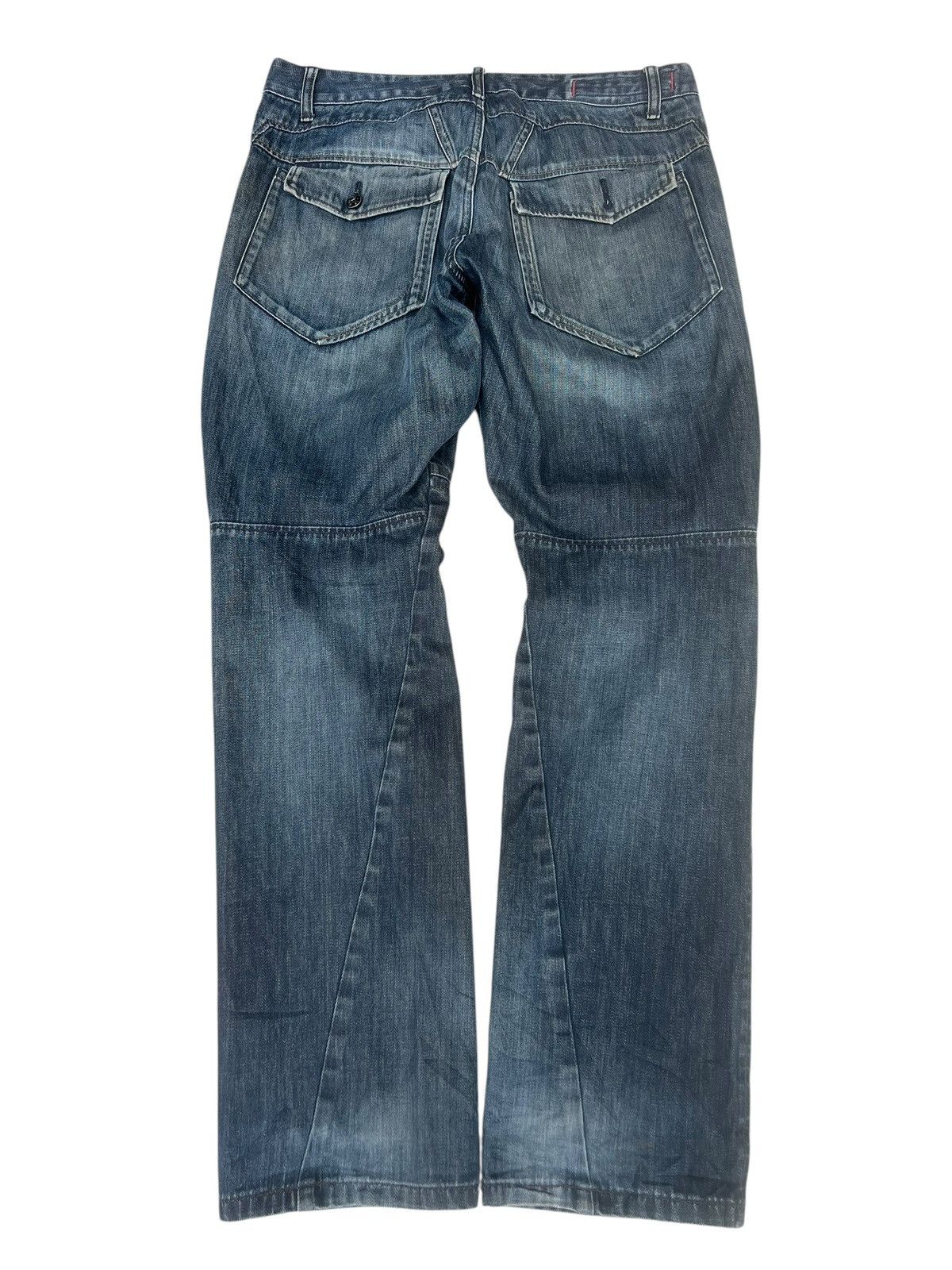 Marithe + Francois Girbaud Vintage Y2K Marithe Francois Girbaud Mud Denim Jeans Size US 32 / EU 48 - 12 Thumbnail