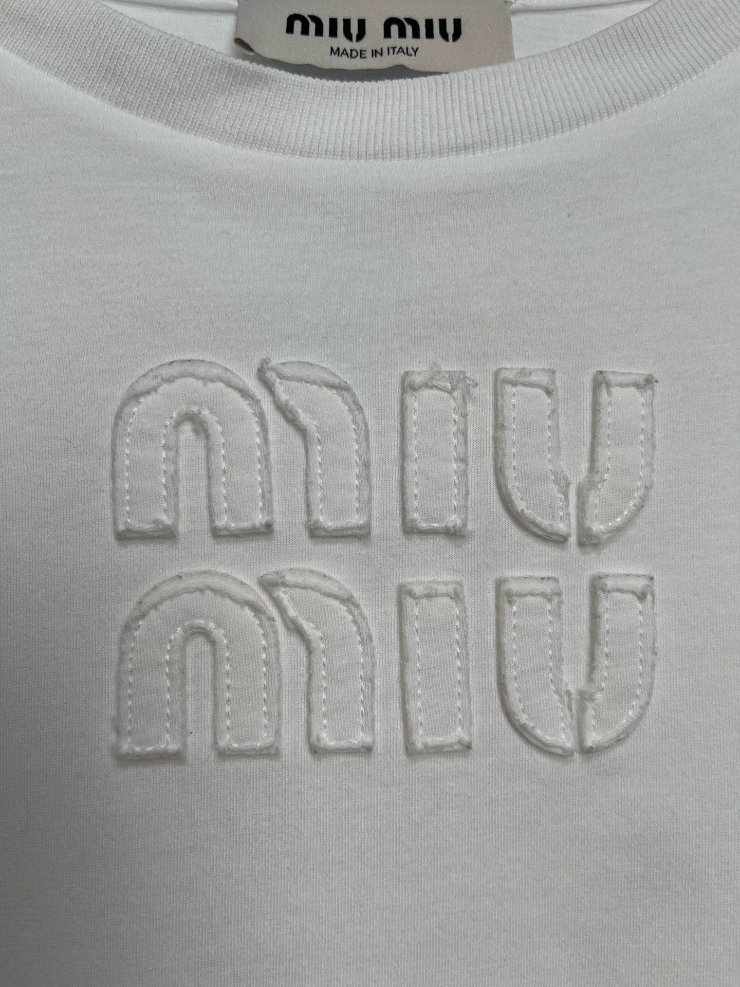Miu Miu MIU MIU logo patch long sleeve women's Size S / US 4 / IT 40 - 5 Thumbnail