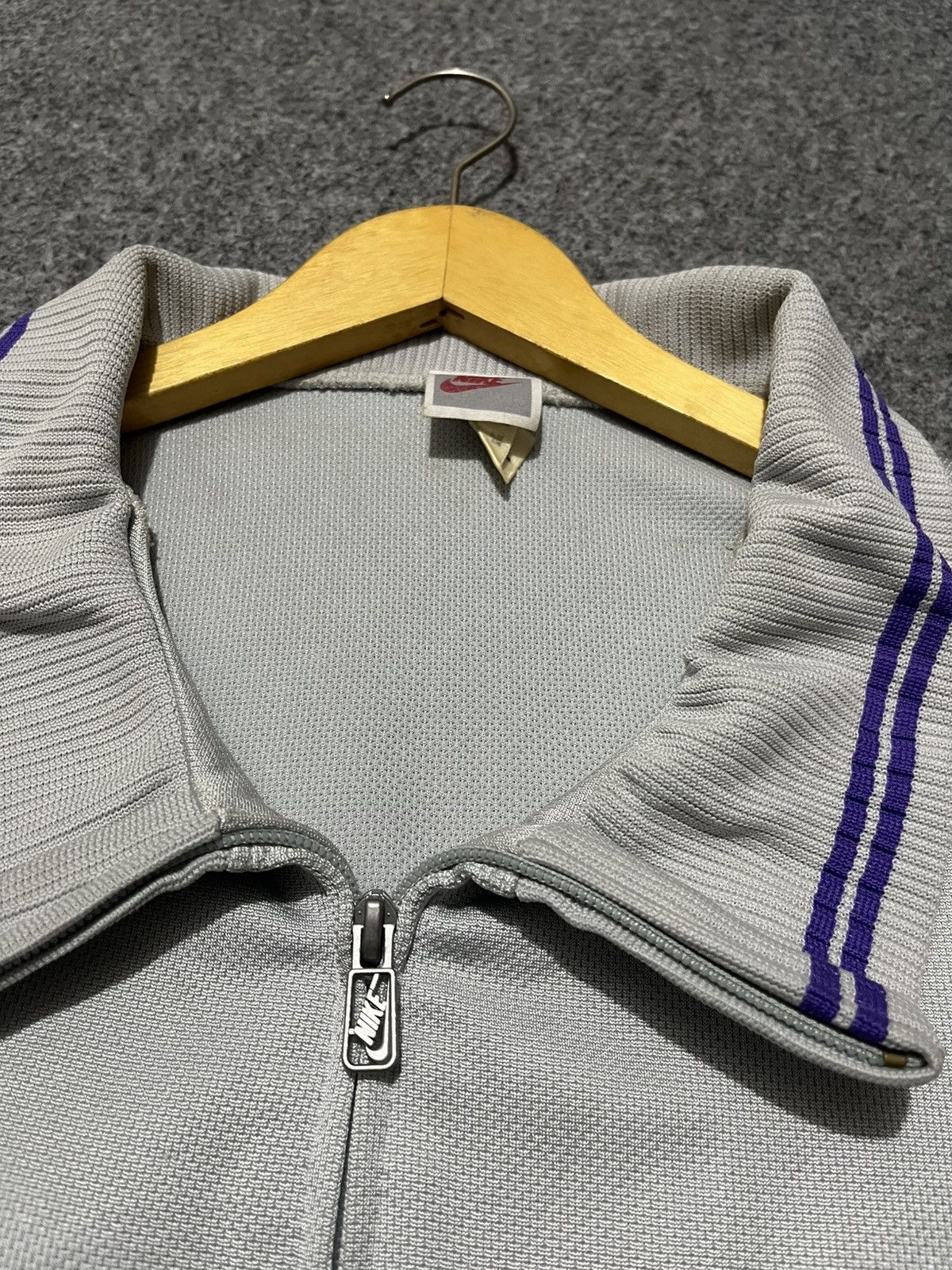 Nike Vintage 1980’s Nike Track Top Zipper Jacket Size US XL / EU 56 / 4 - 8 Thumbnail