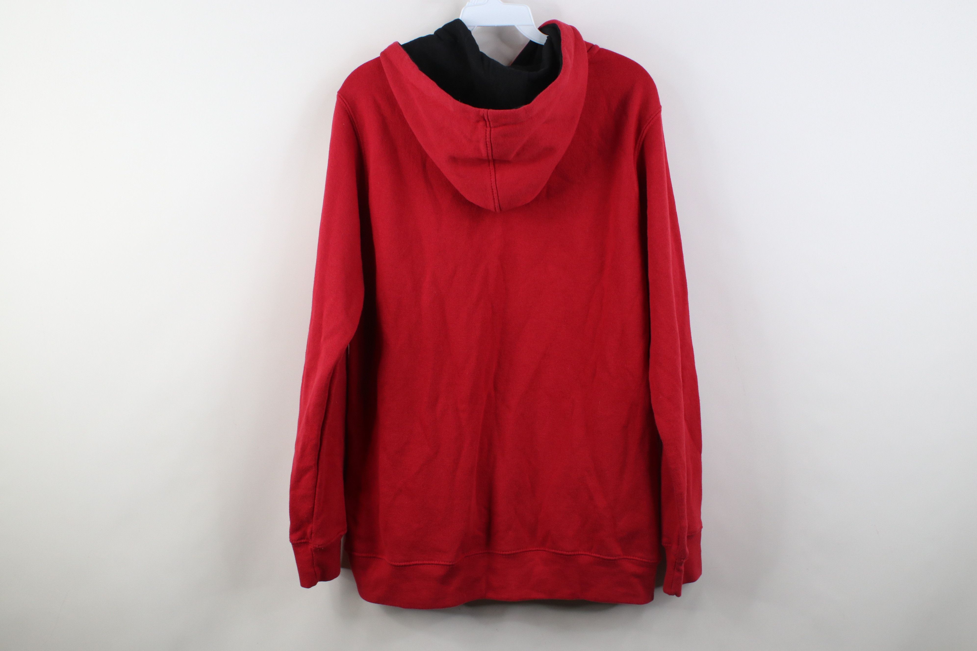 Vintage Vintage Y2K Streetwear Blend Blank Hoodie Sweatshirt Red Size US L / EU 52-54 / 3 - 11 Thumbnail