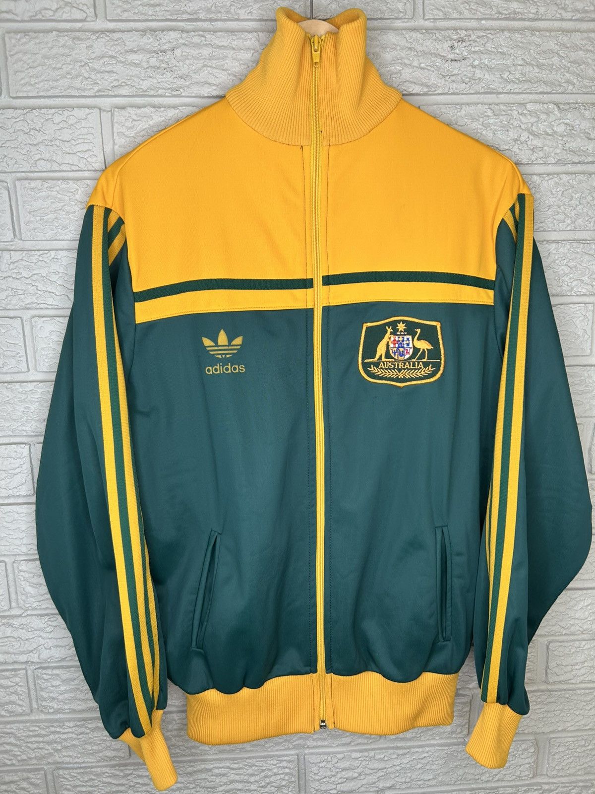 Adidas Vintage 80s Adidas Australia World Cup Track Jacket Size US S / EU 44-46 / 1 - 2 Thumbnail