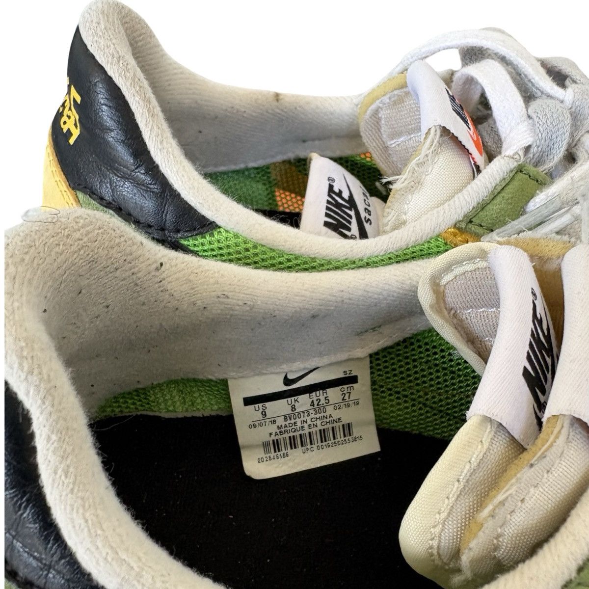Nike × Sacai LD Waffle Green Gusto Size US 9 / EU 42 - 7 Thumbnail