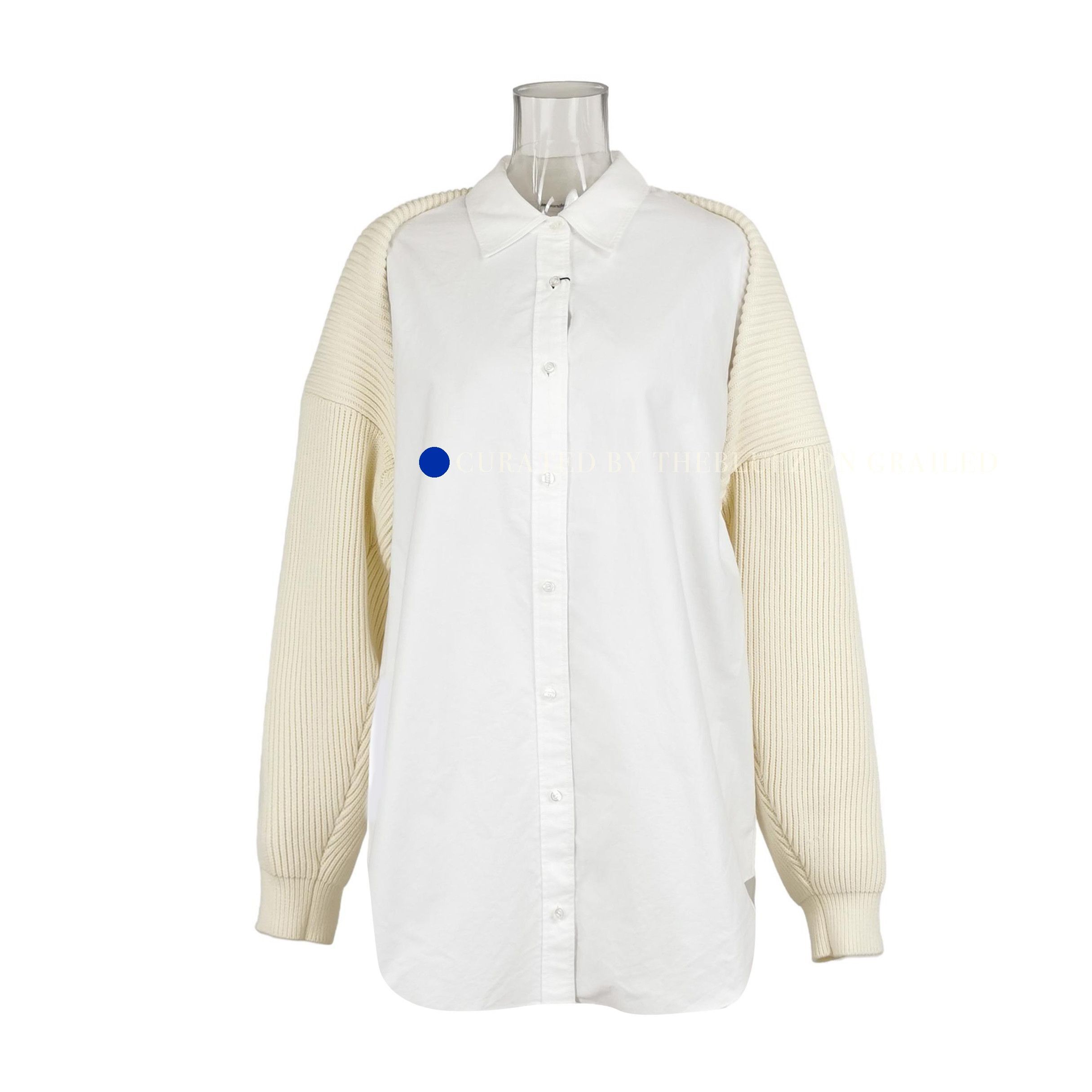 Alexander Wang Crisp White Cotton Button Up Shirt Size US L / EU 52-54 / 3 - 1 Thumbnail