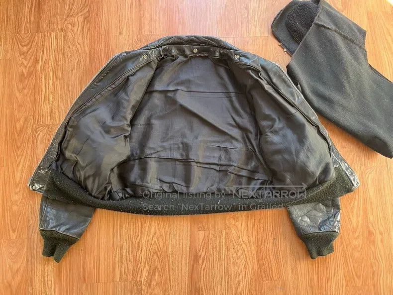 Schott Schott A2 Flight Leather Jacket Size US L / EU 52-54 / 3 - 3 Thumbnail