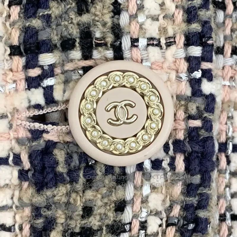 Chanel Chanel Brown Cotton Women's Jacket . Size S / US 4 / IT 40 - 4 Thumbnail