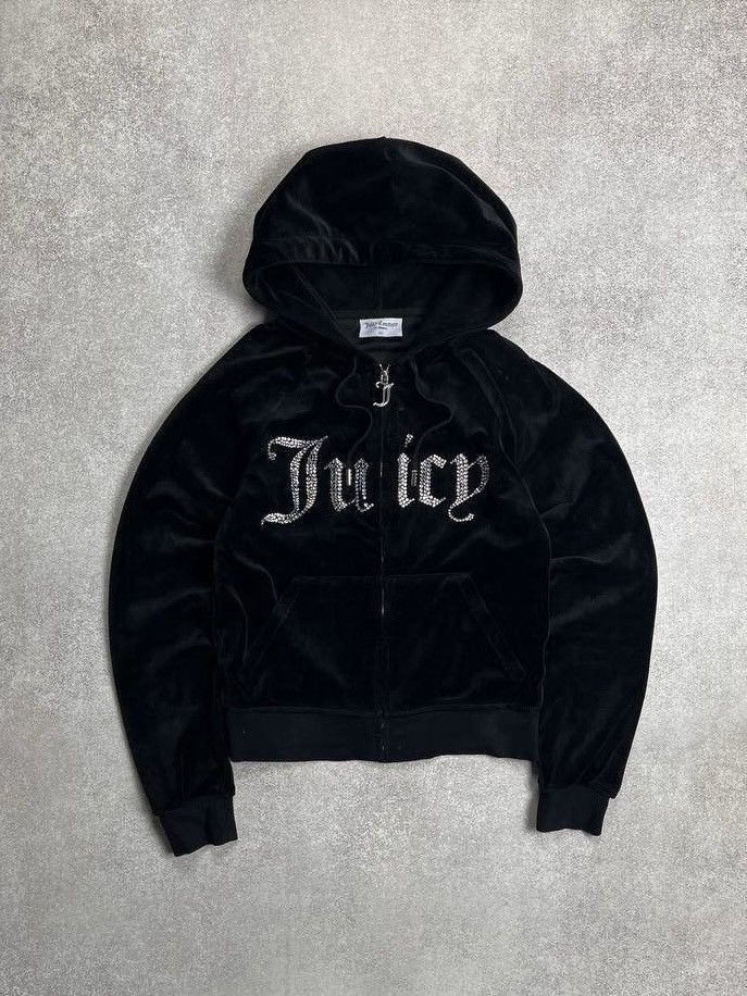Juicy Couture Vintage Juicy Couture Big Logo Zip Hoodie Y2K XS Size XS / US 0-2 / IT 36-38 - 1 Thumbnail