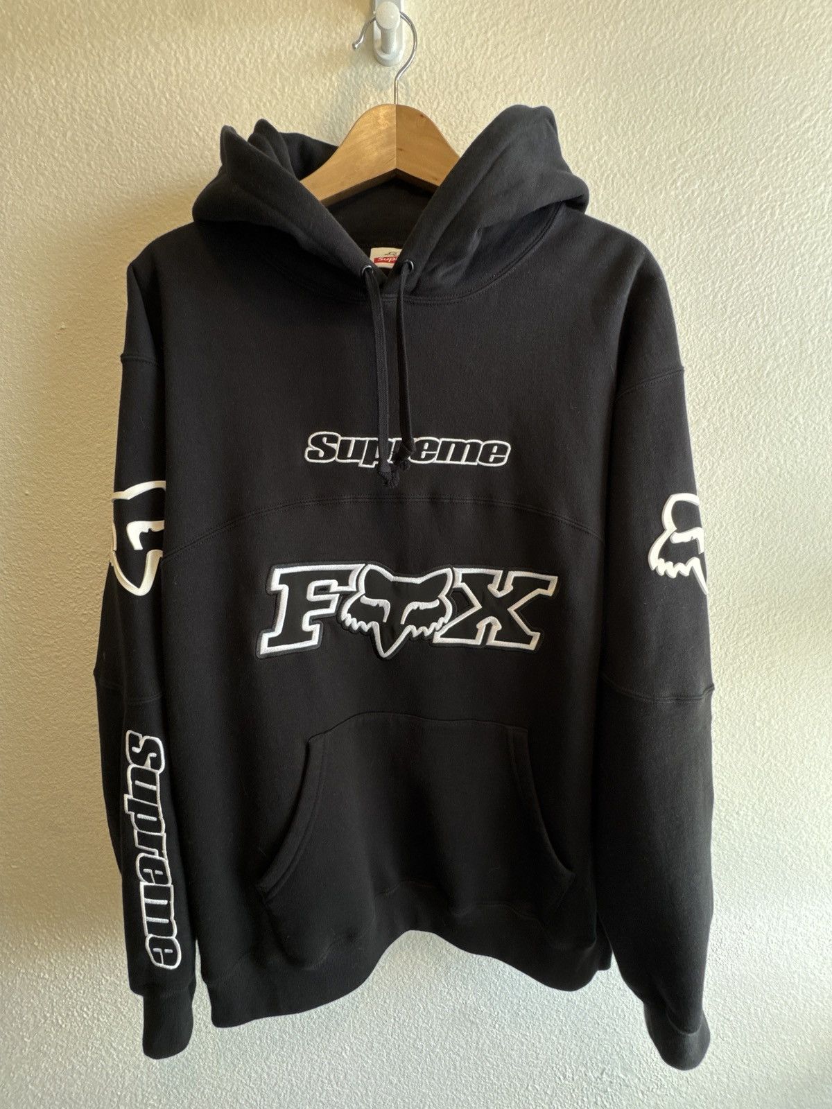 Fox Racing × Supreme Supreme x Fox Racing Hooded Sweatshirt Black 