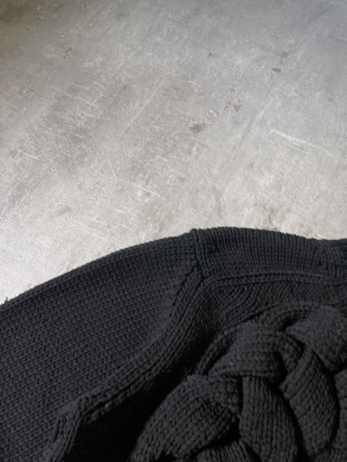 Comme des Garcons × Comme des Garcons Homme Plus × Japanese Brand Comme des Garcons Homme Plus braid black sweater knit Size US M / EU 48-50 / 2 - 6 Thumbnail