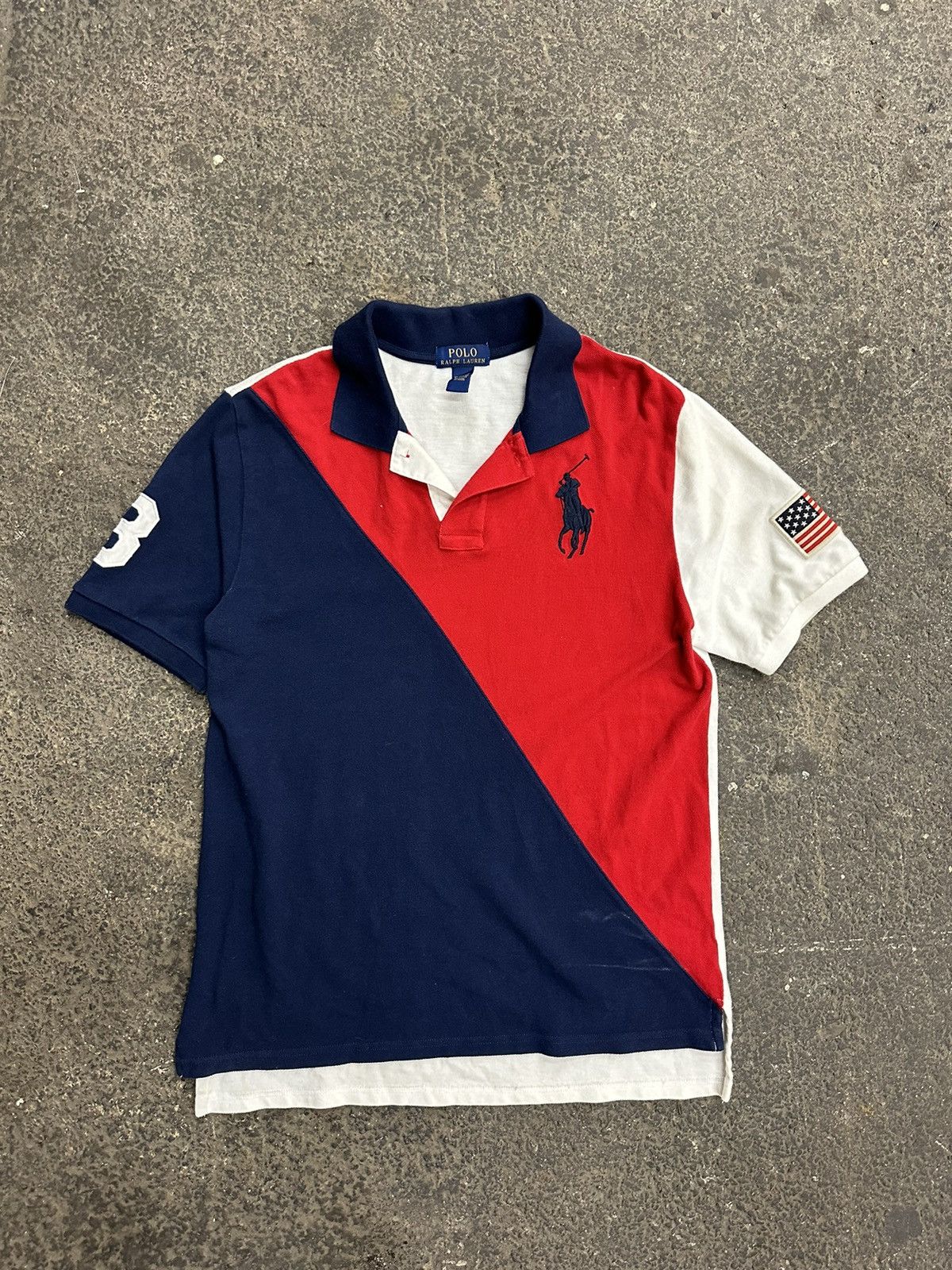 Polo Ralph Lauren × Vintage Vintage big pony poly shirt Size US S / EU 44-46 / 1 - 1 Thumbnail