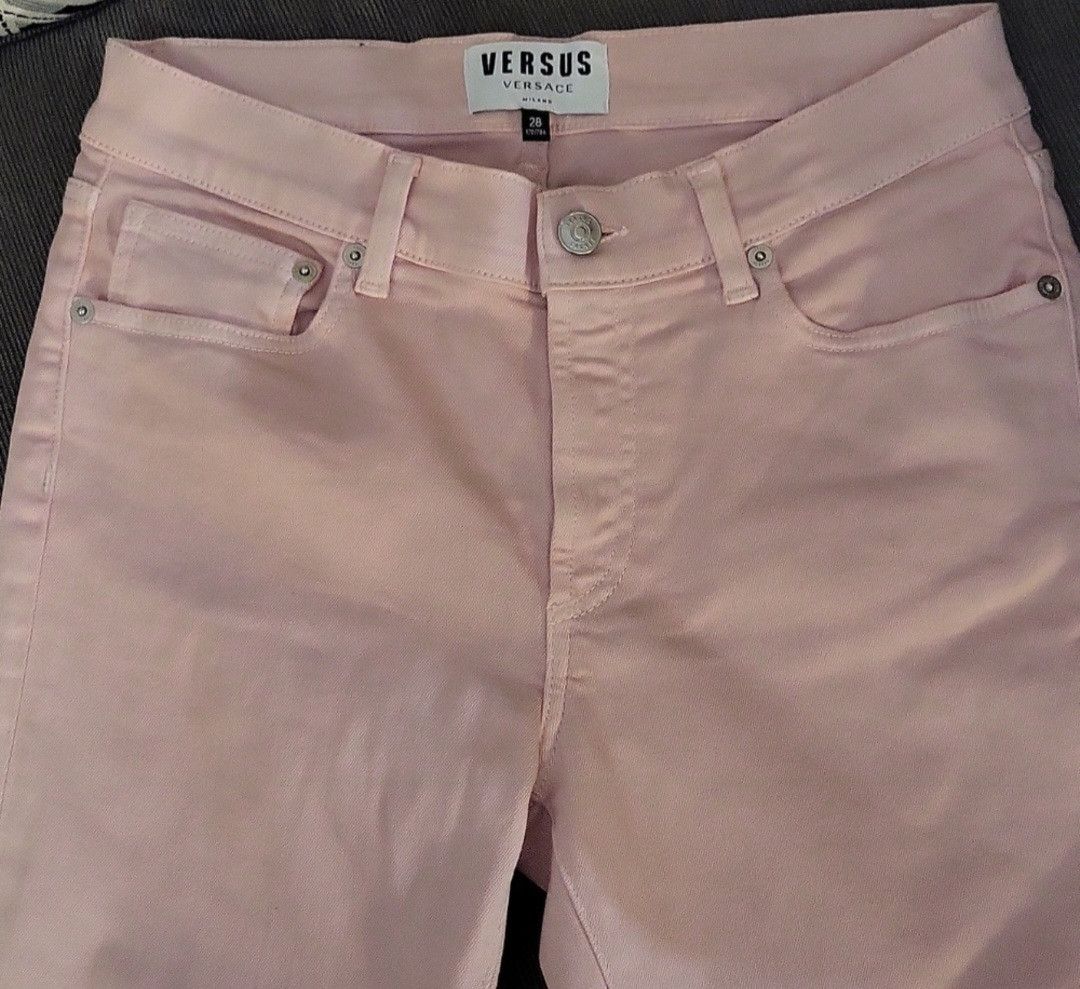 Versus Versace Versus Versace Pink Jeans Size 28" / US 6 / IT 42 - 1 Thumbnail