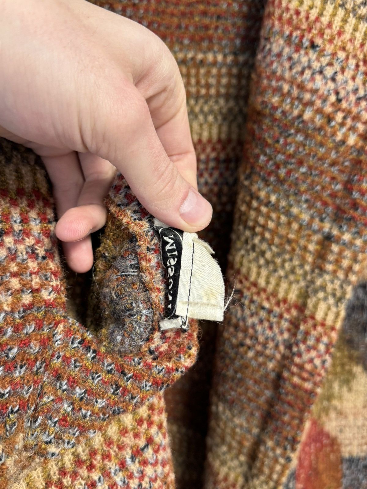 Missoni Missoni Coat Wool Multicolor Knit Luxury Designer Italy Size L / US 10 / IT 46 - 13 Thumbnail