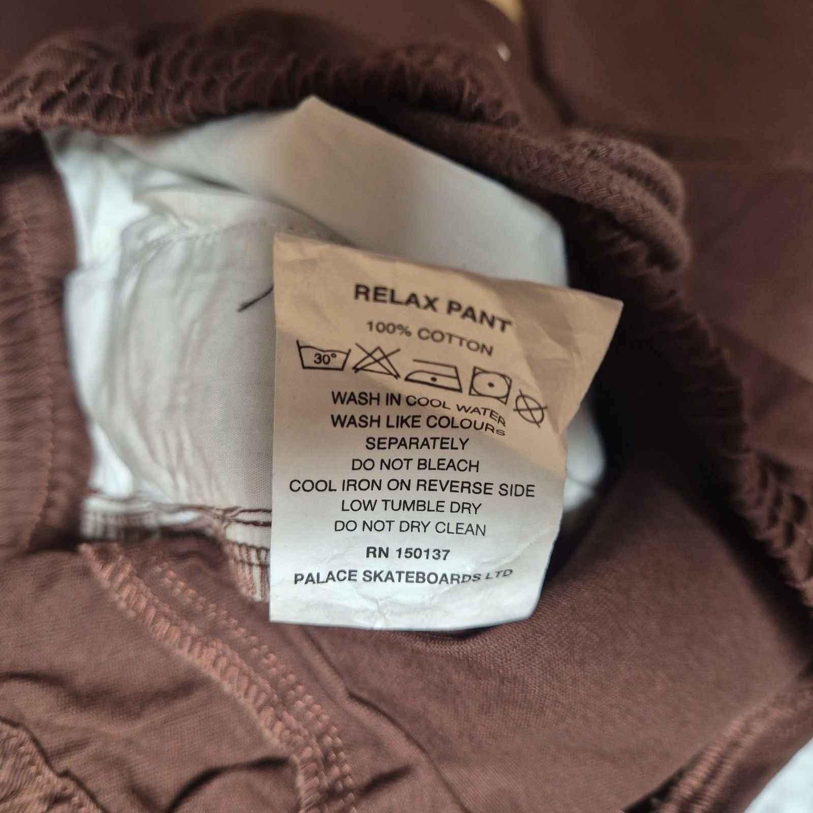 Palace Palace Relax Pant Brown Medium Brand New With Tags FW22 Size US 32 / EU 48 - 5 Thumbnail