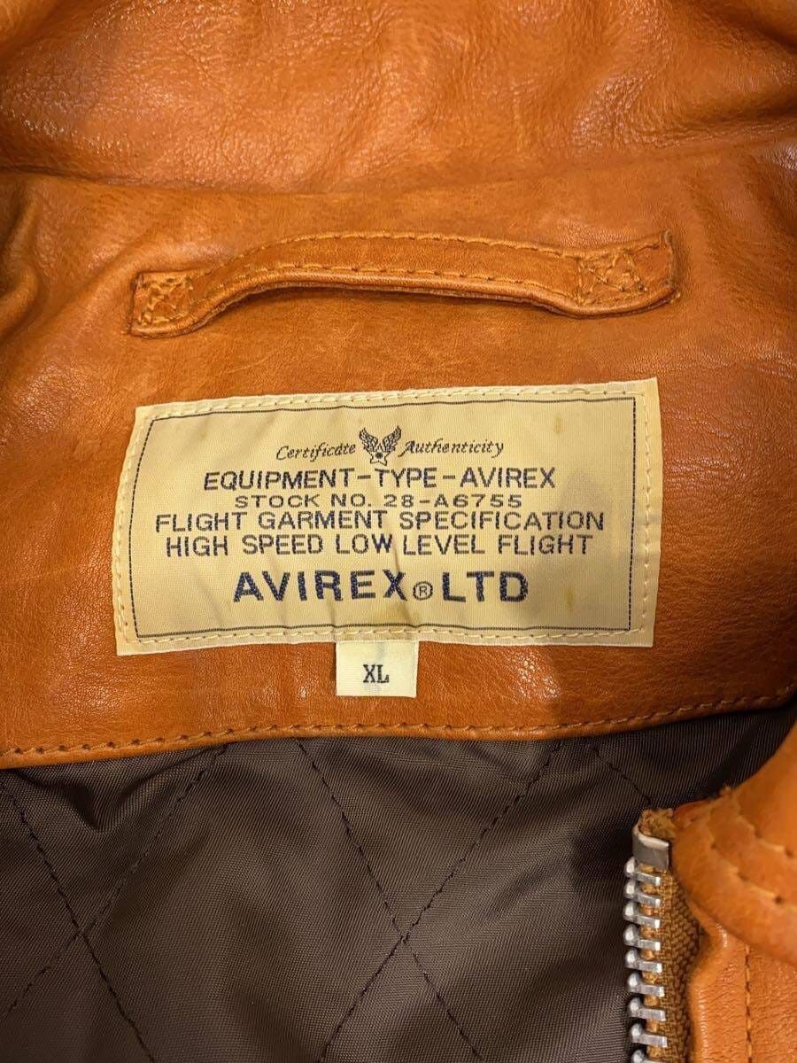 Avirex Avirex Cowhide Single Rider Jacket Orange Size US XL / EU 56 / 4 - 3 Thumbnail