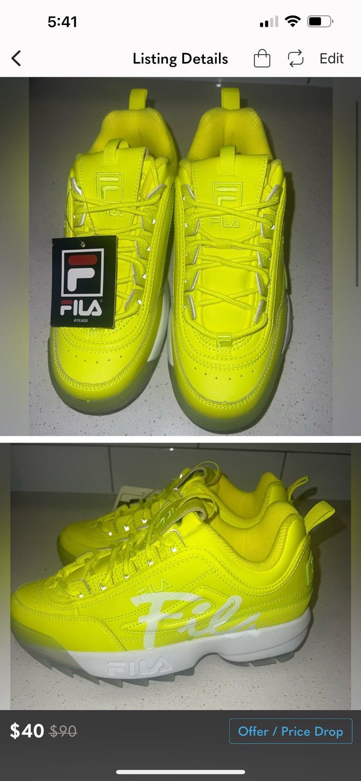 Fila FILA Sneakers Size US 6.5 / IT 36.5 - 7 Thumbnail