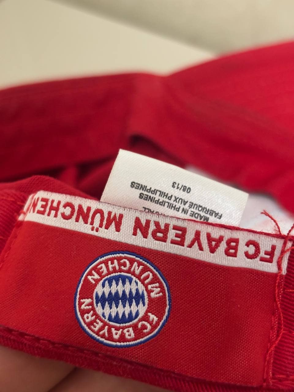 Vintage FC Bayern Munich Men'sbaseball cap Munich Football Red 2013 Size ONE SIZE - 4 Thumbnail