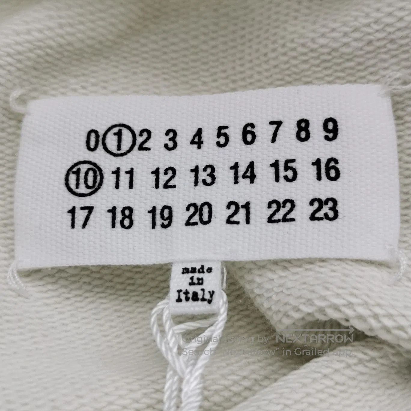 Maison Margiela Maison Margiela XL Cotton Crewneck Logo Sweatshirt. Size US XL / EU 56 / 4 - 7 Thumbnail