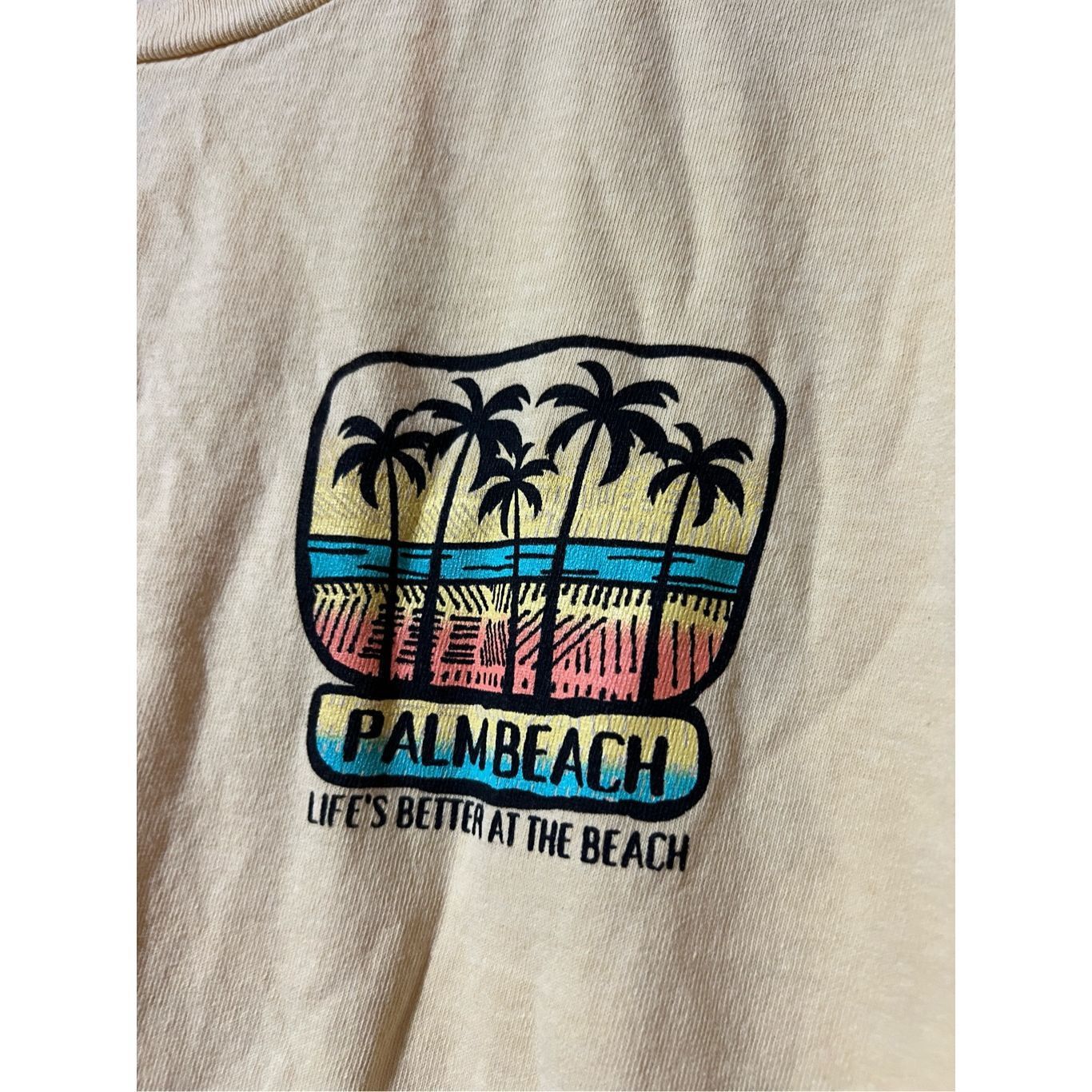 Other Palm Beach Life’s Better At The Beach T-Shirt Size Large Size L / US 10 / IT 46 - 2 Thumbnail