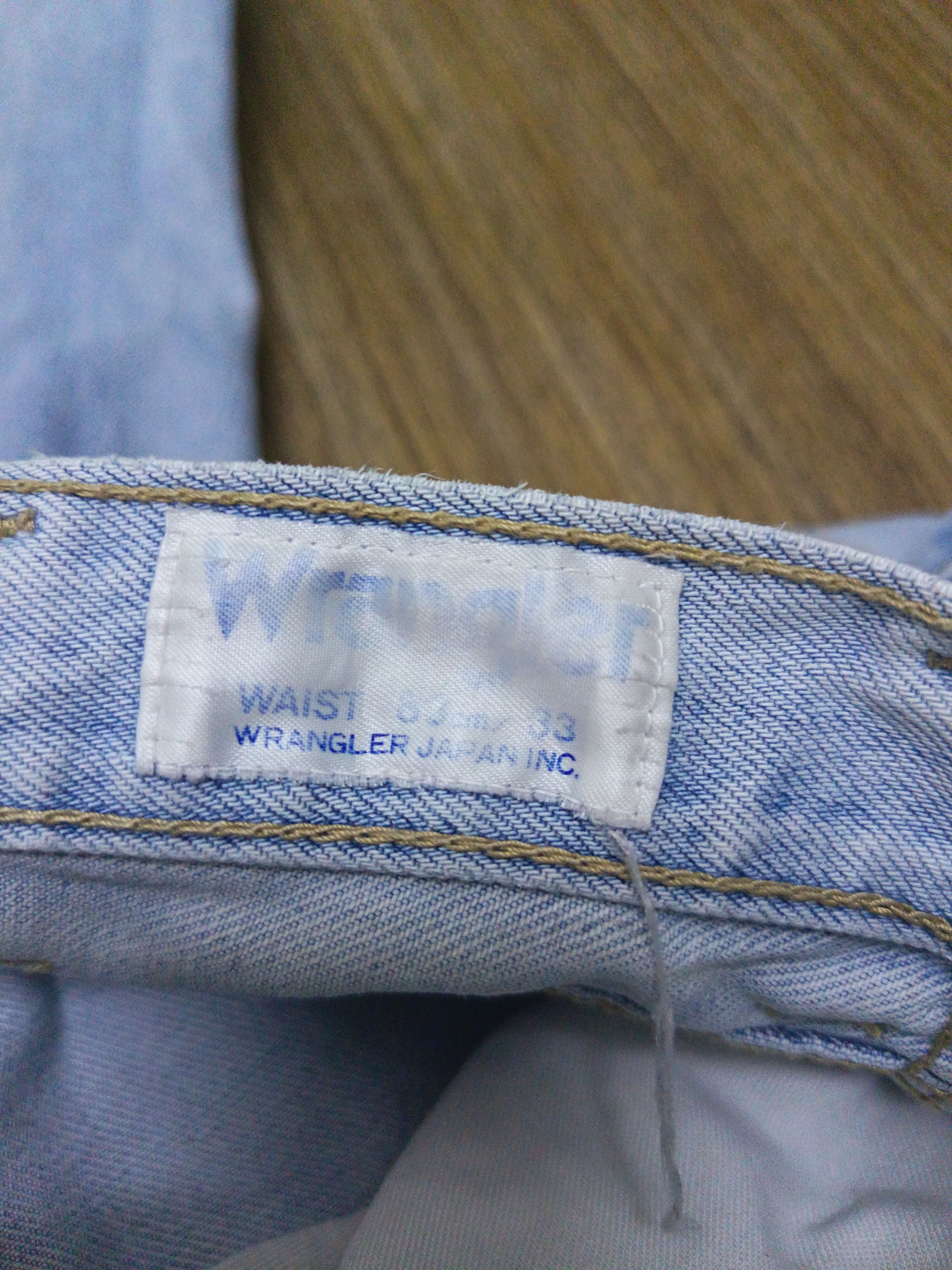 Wrangler Vintage distressed faded 80s wrangler japan Size US 30 / EU 46 - 4 Thumbnail