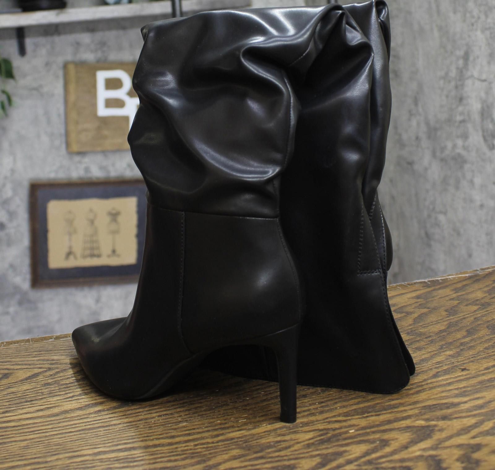 Other Inc International Concepts The Knee Boots Black Smooth 7m Size US 7 / IT 37 - 2 Thumbnail