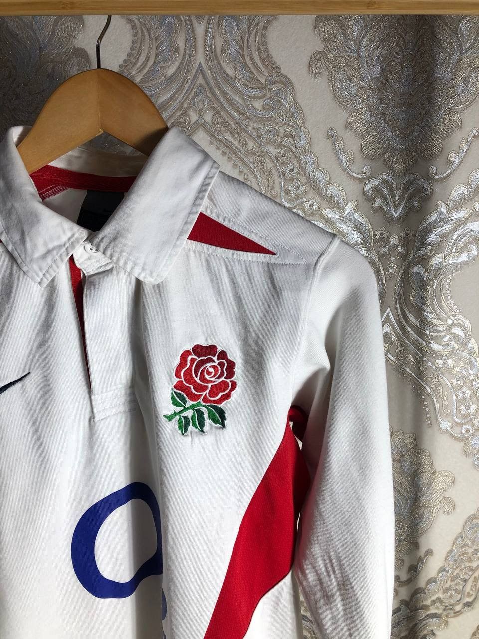 Nike × Vintage VERY RARE NIKE ENGLAND RUGBY JERSEY LONG SLEEVE RETRO Y2K Size US S / EU 44-46 / 1 - 2 Thumbnail