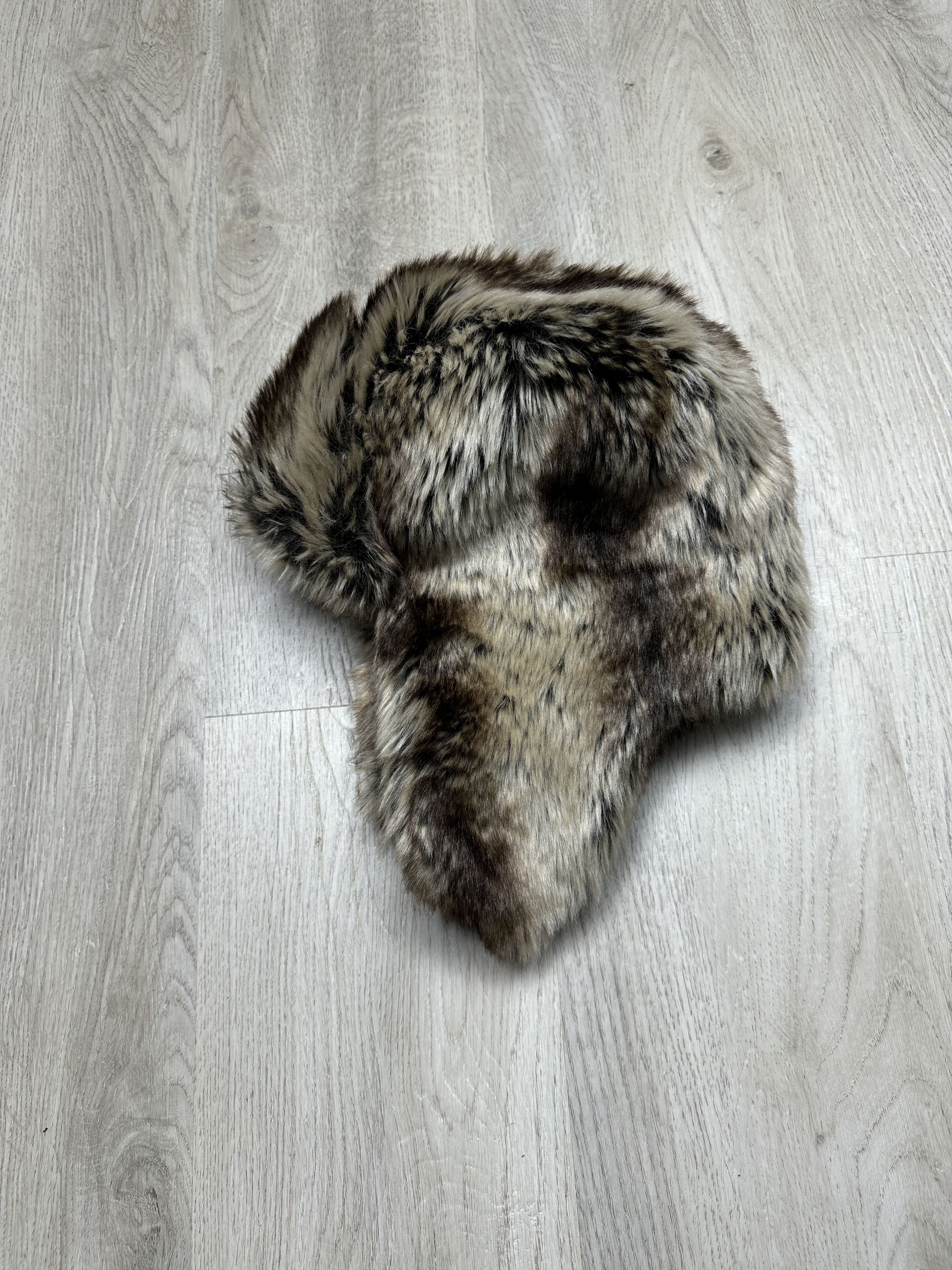 20471120 Vintage Mohair Hat with Ear Flaps Beanie Wool Fur Size ONE SIZE - 3 Thumbnail