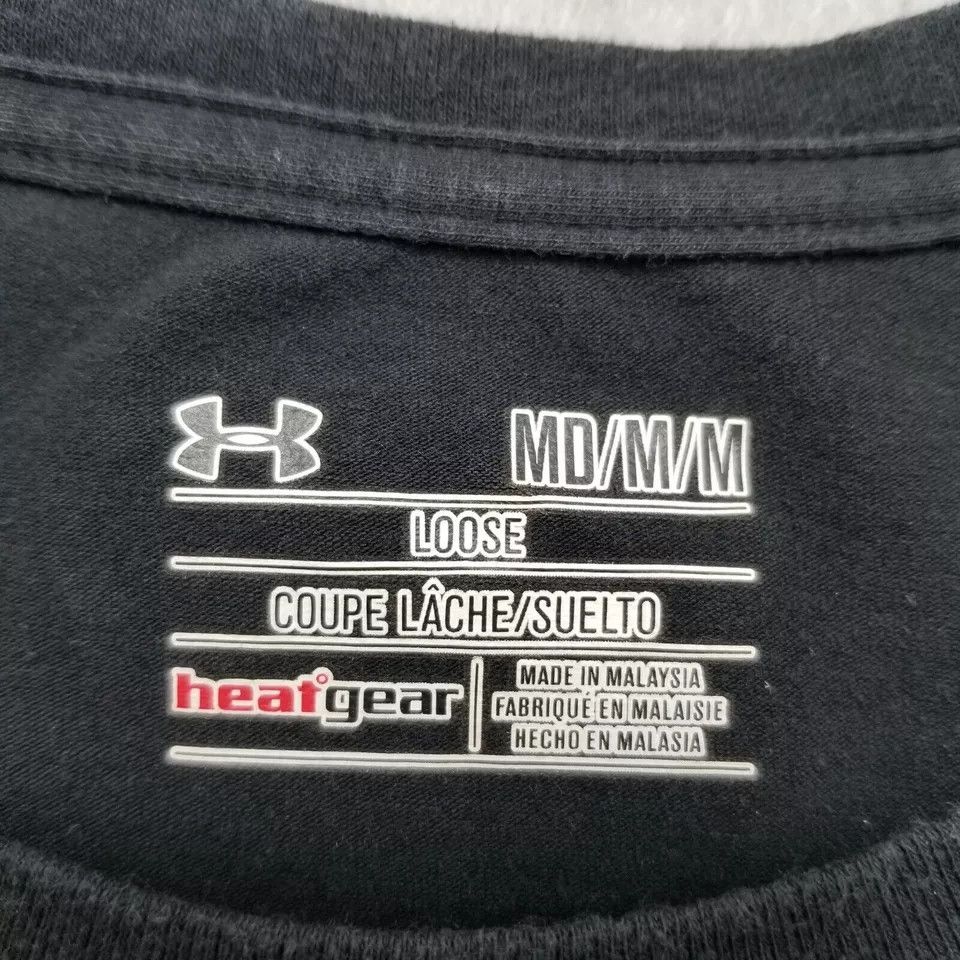Under Armour Under Armour Shirt Mens Medium Black Short Sleeve USA Eagle Size US M / EU 48-50 / 2 - 6 Thumbnail