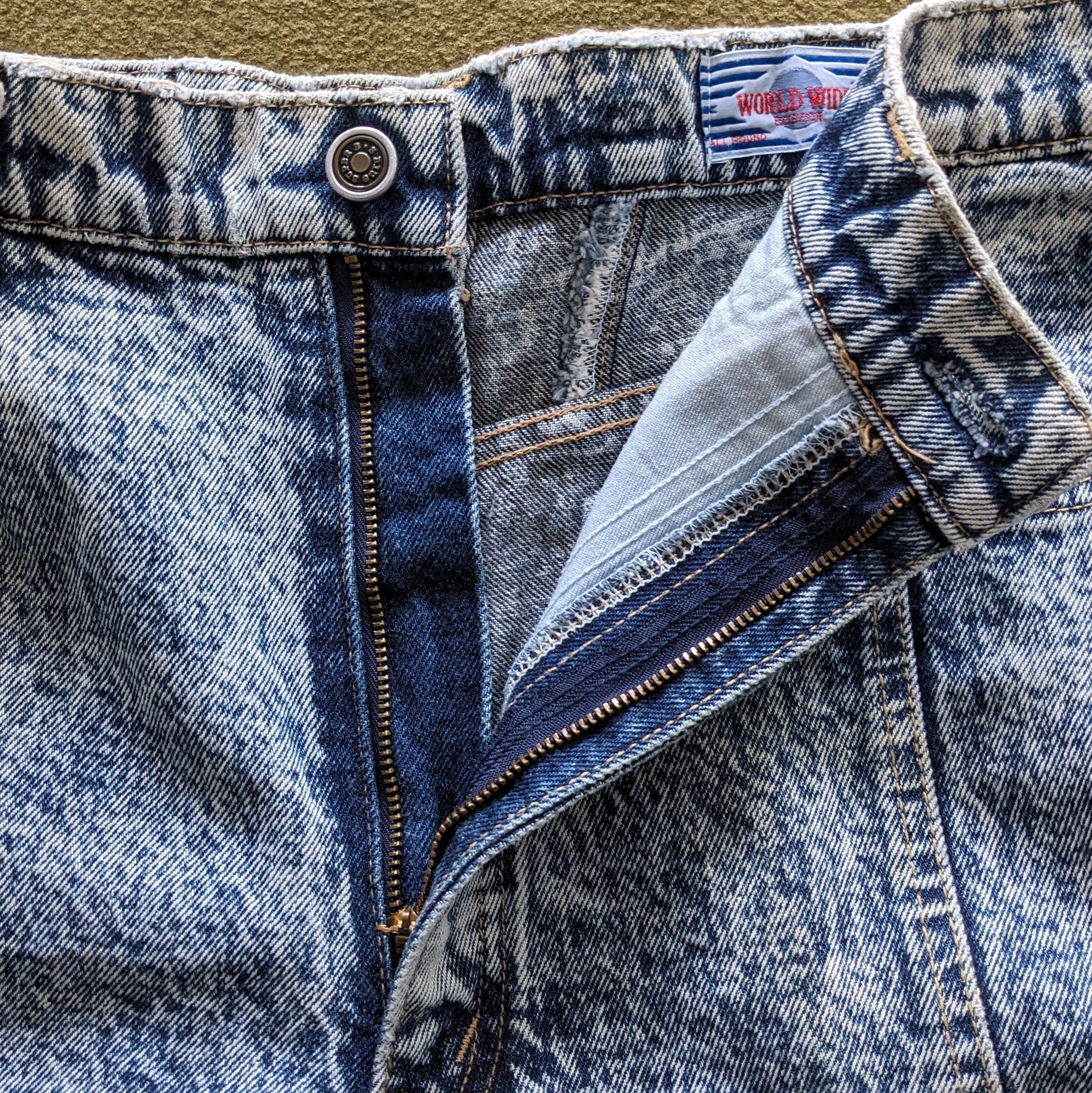 Other Vintage SUPER BARREL BOBSON American Denim Jeans Size US 30 / EU 46 - 9 Thumbnail